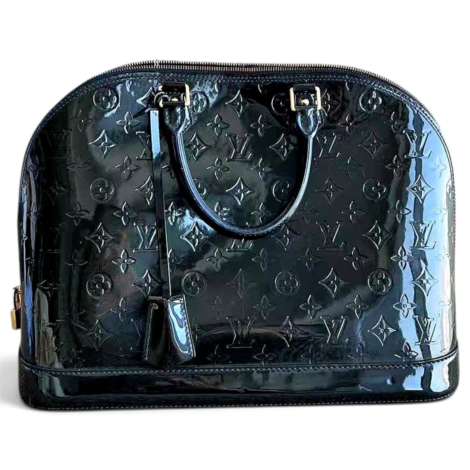 Alma patent leather handbag
