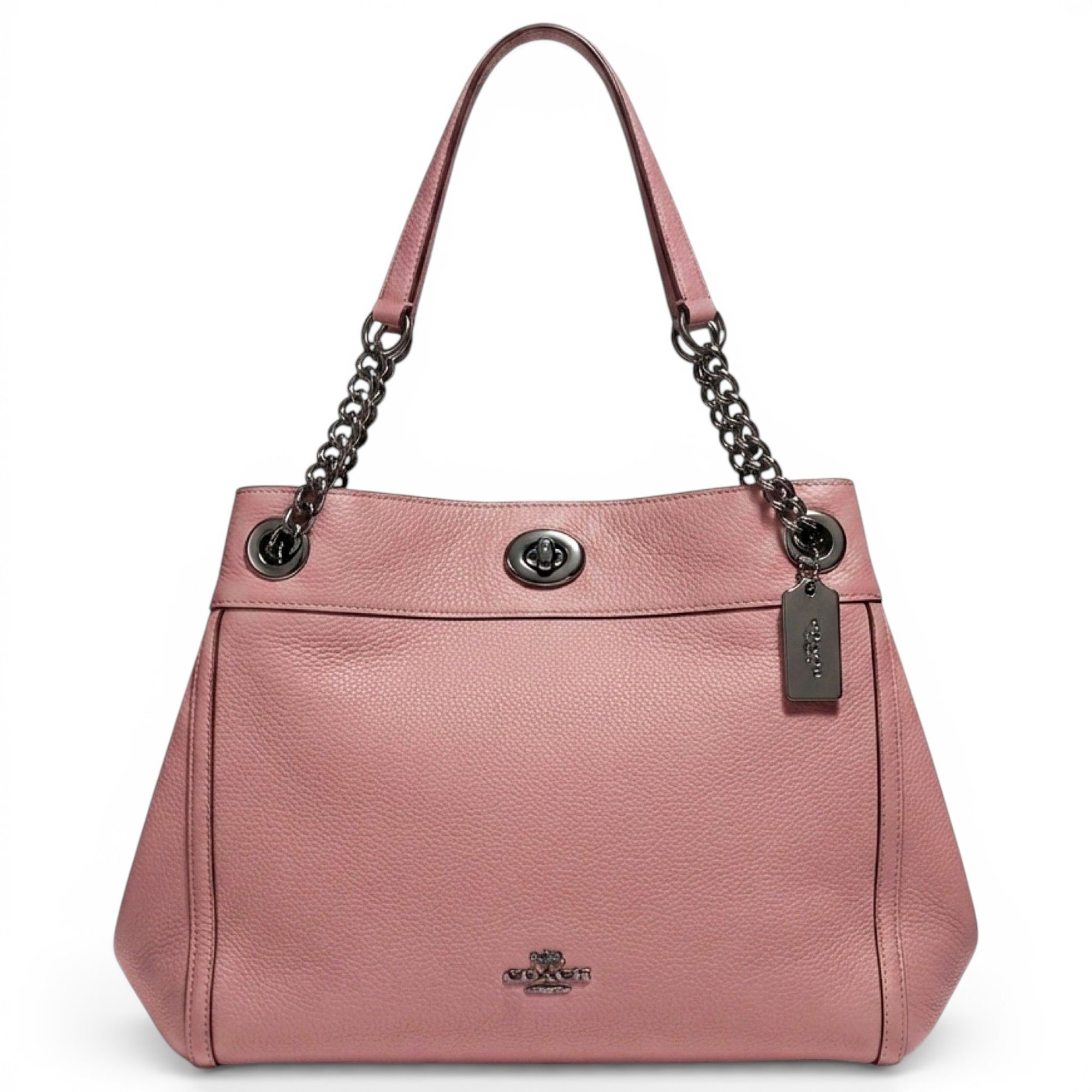 Edie leather handbag