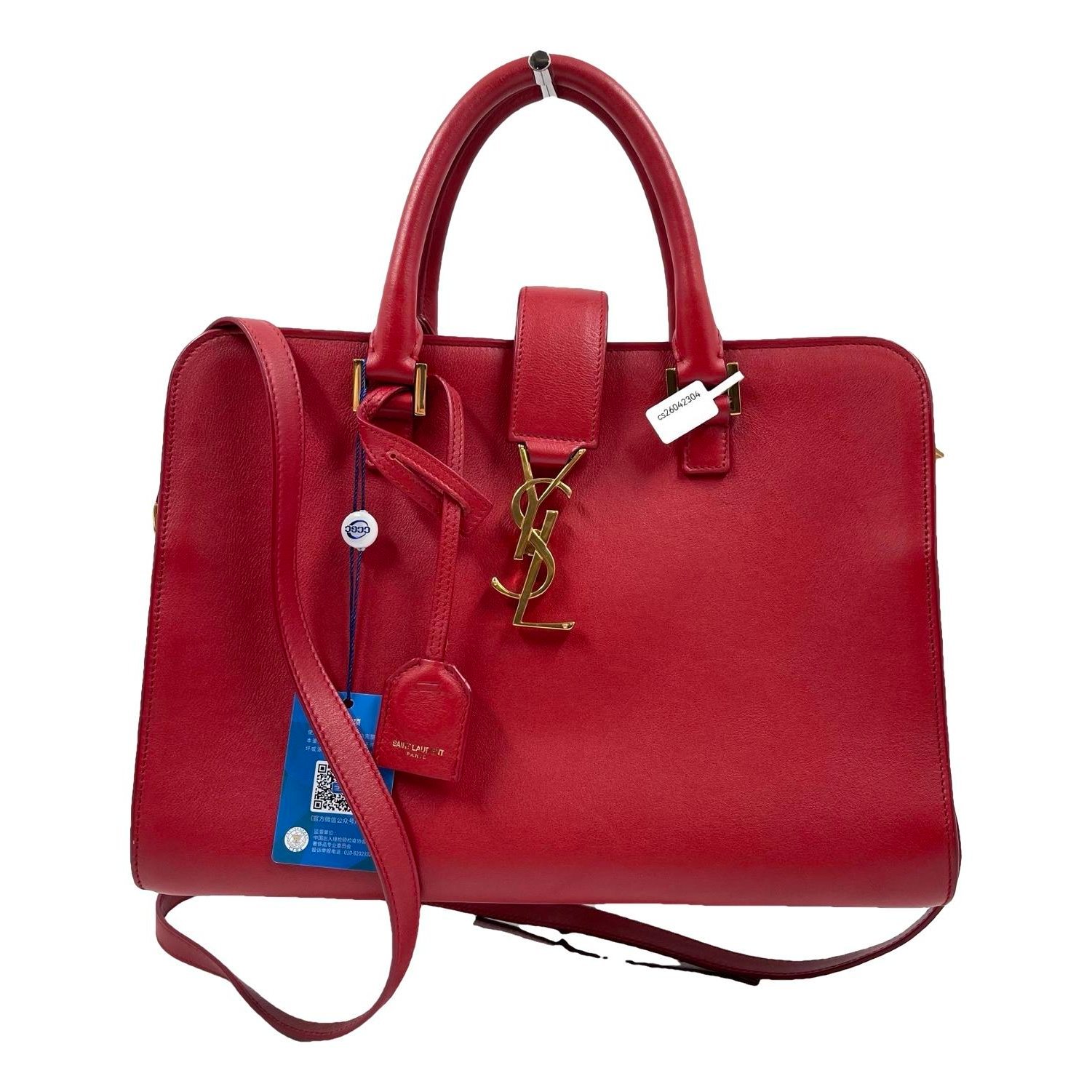 Monogram Cabas leather crossbody bag