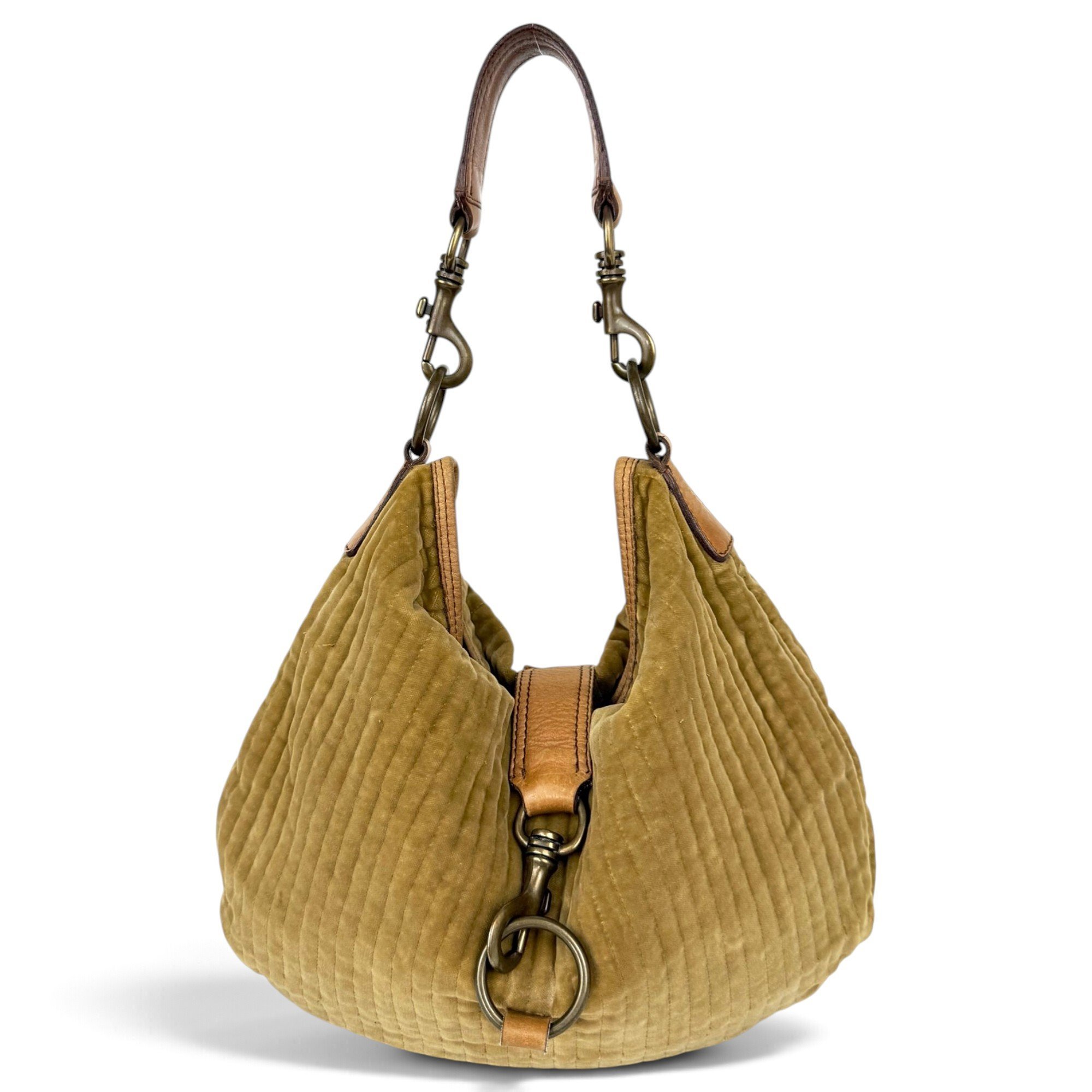 Velvet handbag