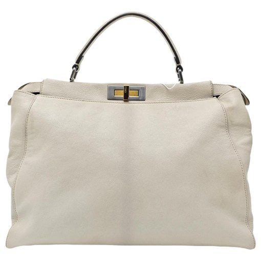 Peekaboo leather handbag