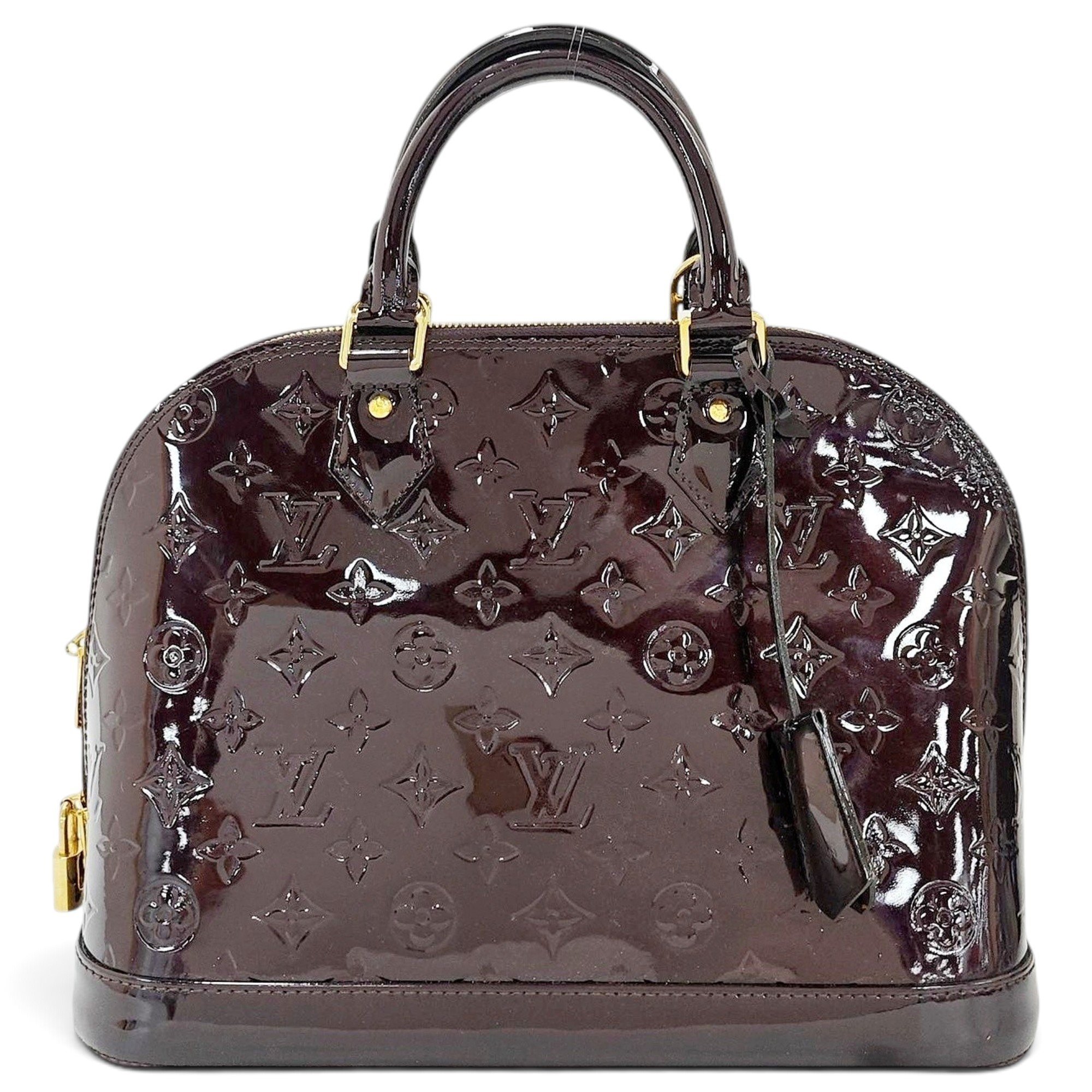 Alma patent leather handbag