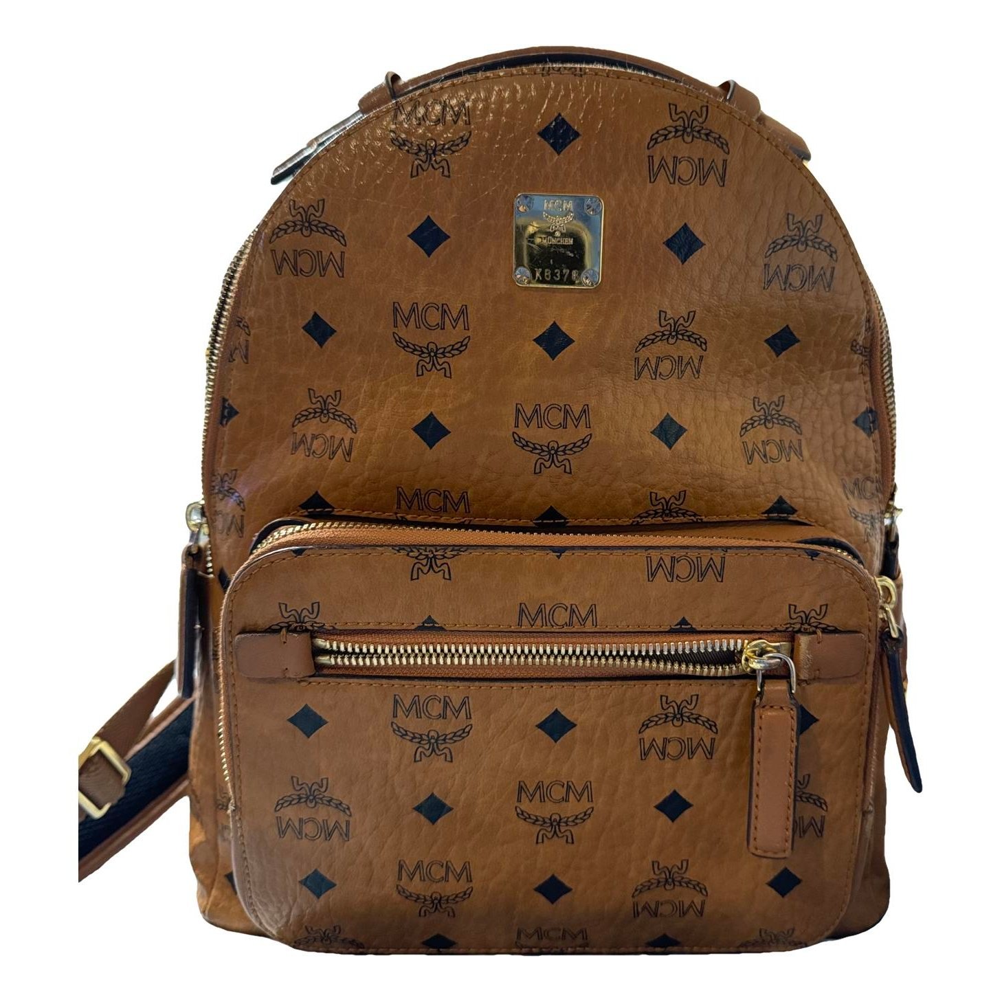 Stark leather backpack