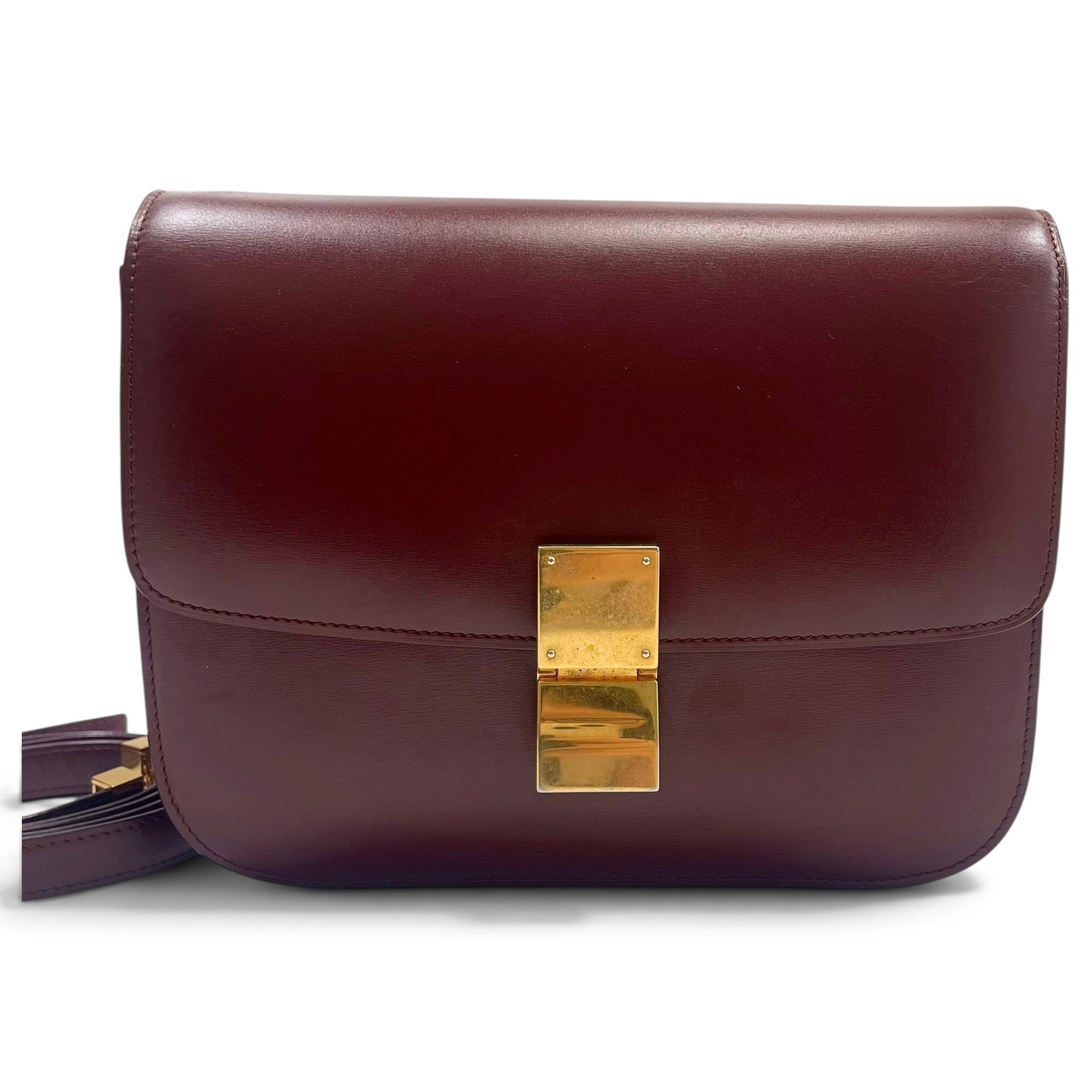 Classic leather handbag
