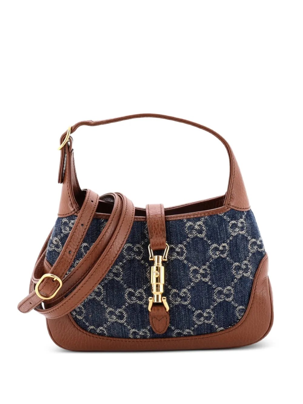 Jackie 1961 Hobo GG Denim Mini crossbody bag