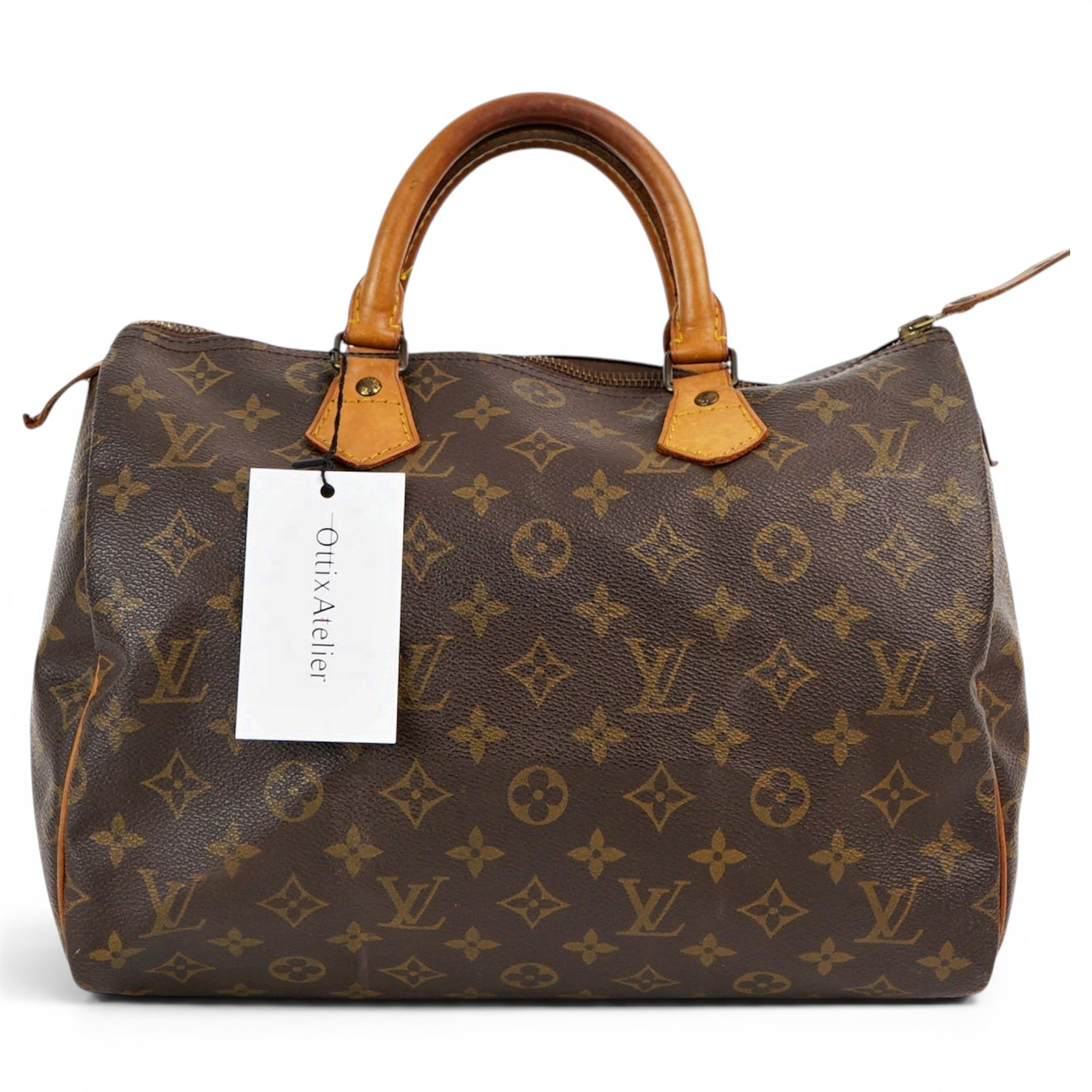 Speedy leather handbag