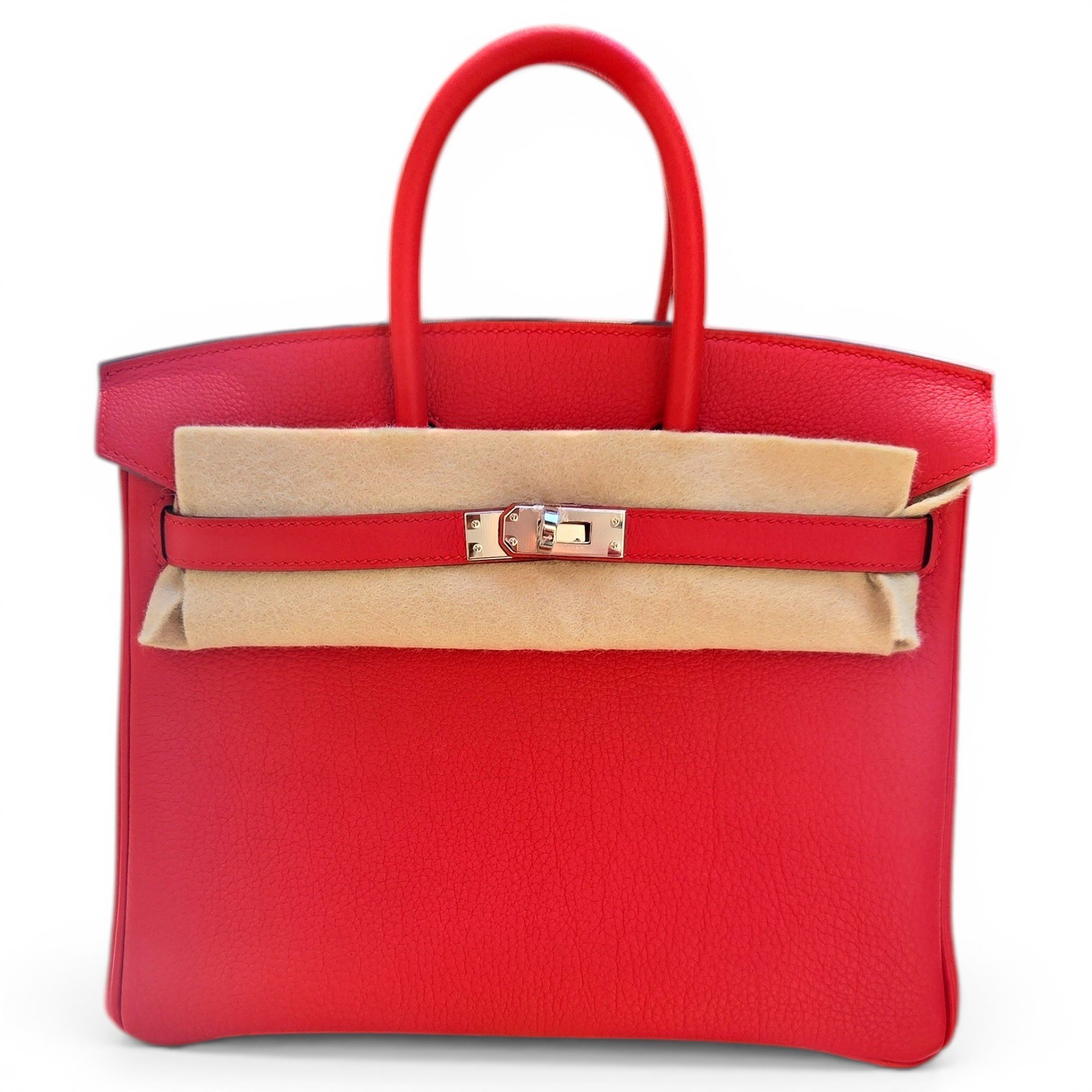 Birkin 25 leather handbag
