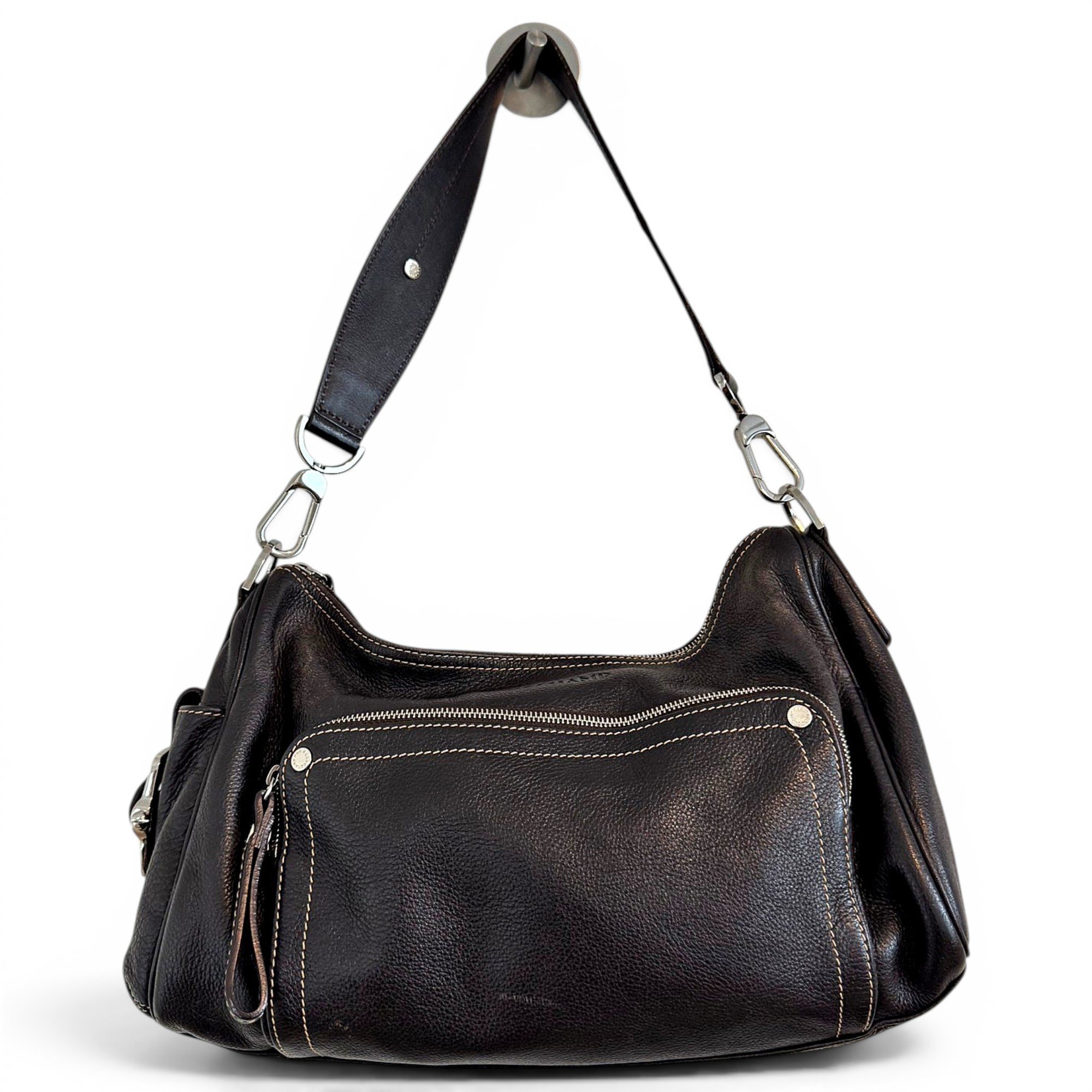 Leather handbag