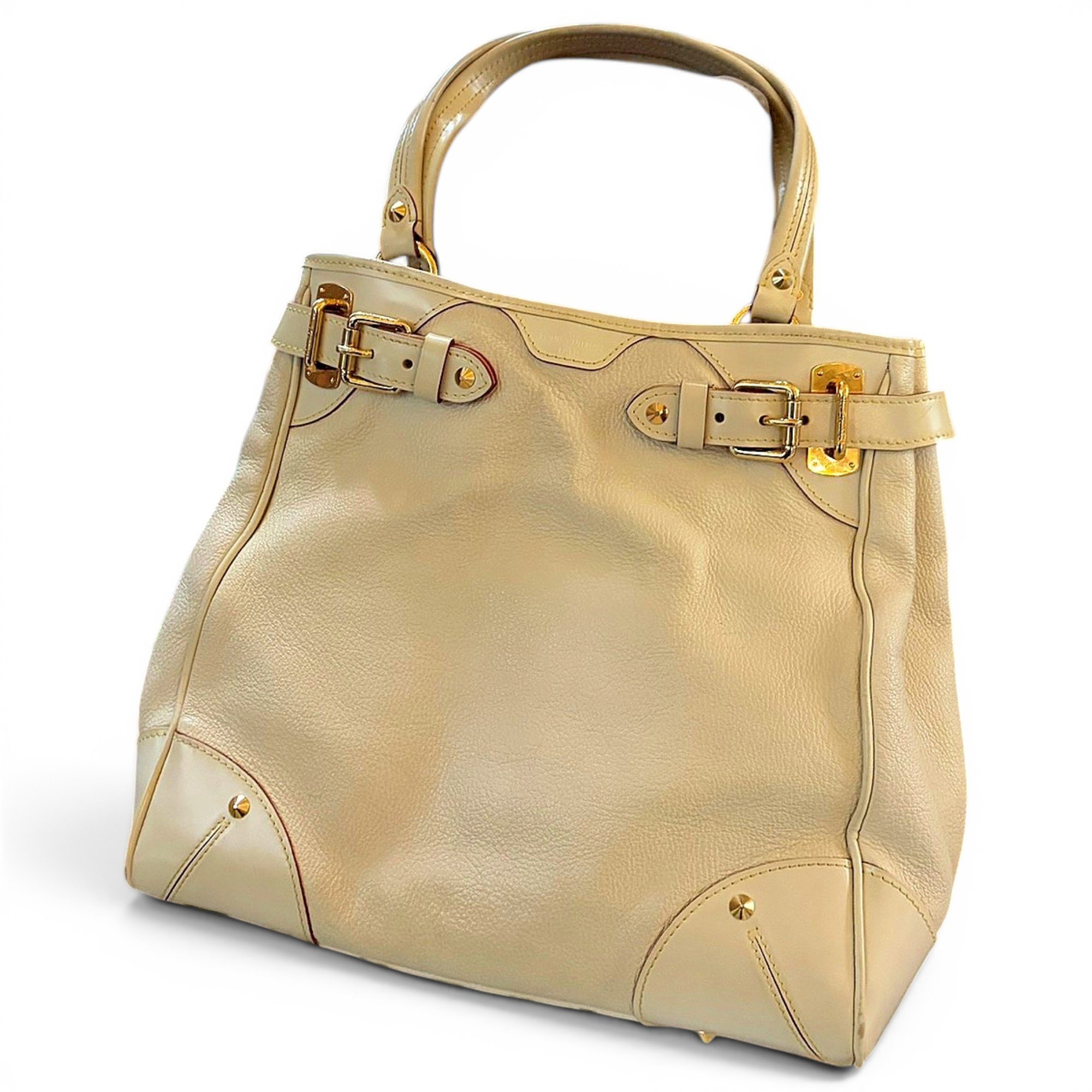 Leather tote