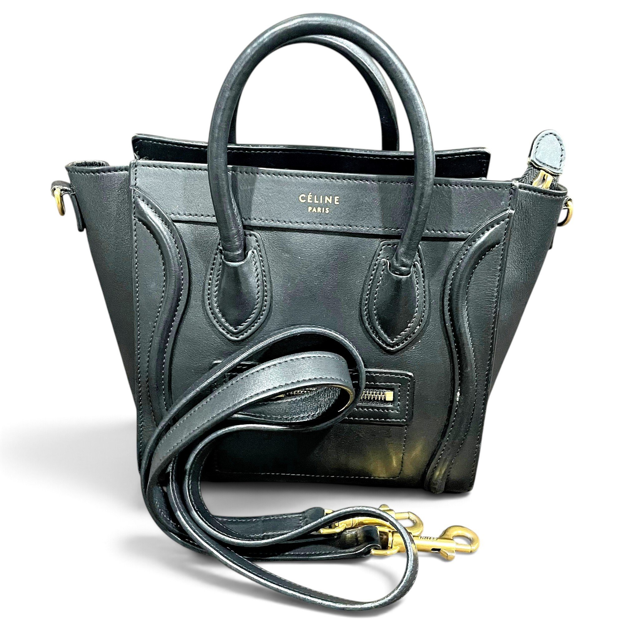 Nano Luggage leather handbag