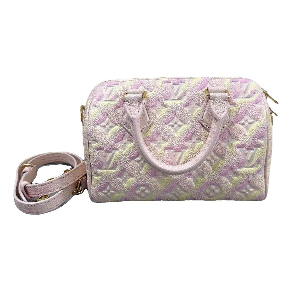 Speedy leather handbag