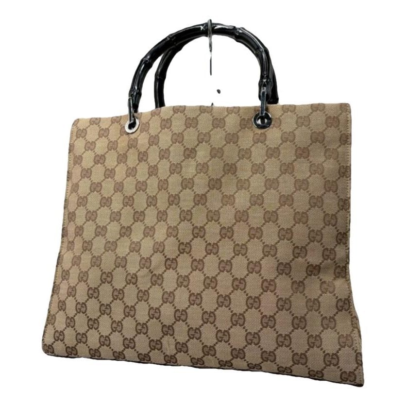 Vintage Bamboo wool tote