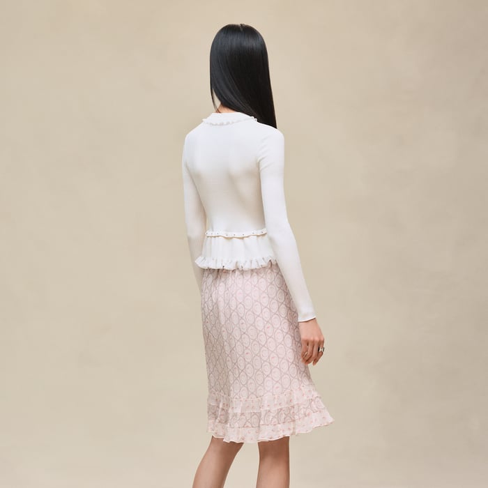 Blanc Naturel Jewel Long-sleeve Sweater