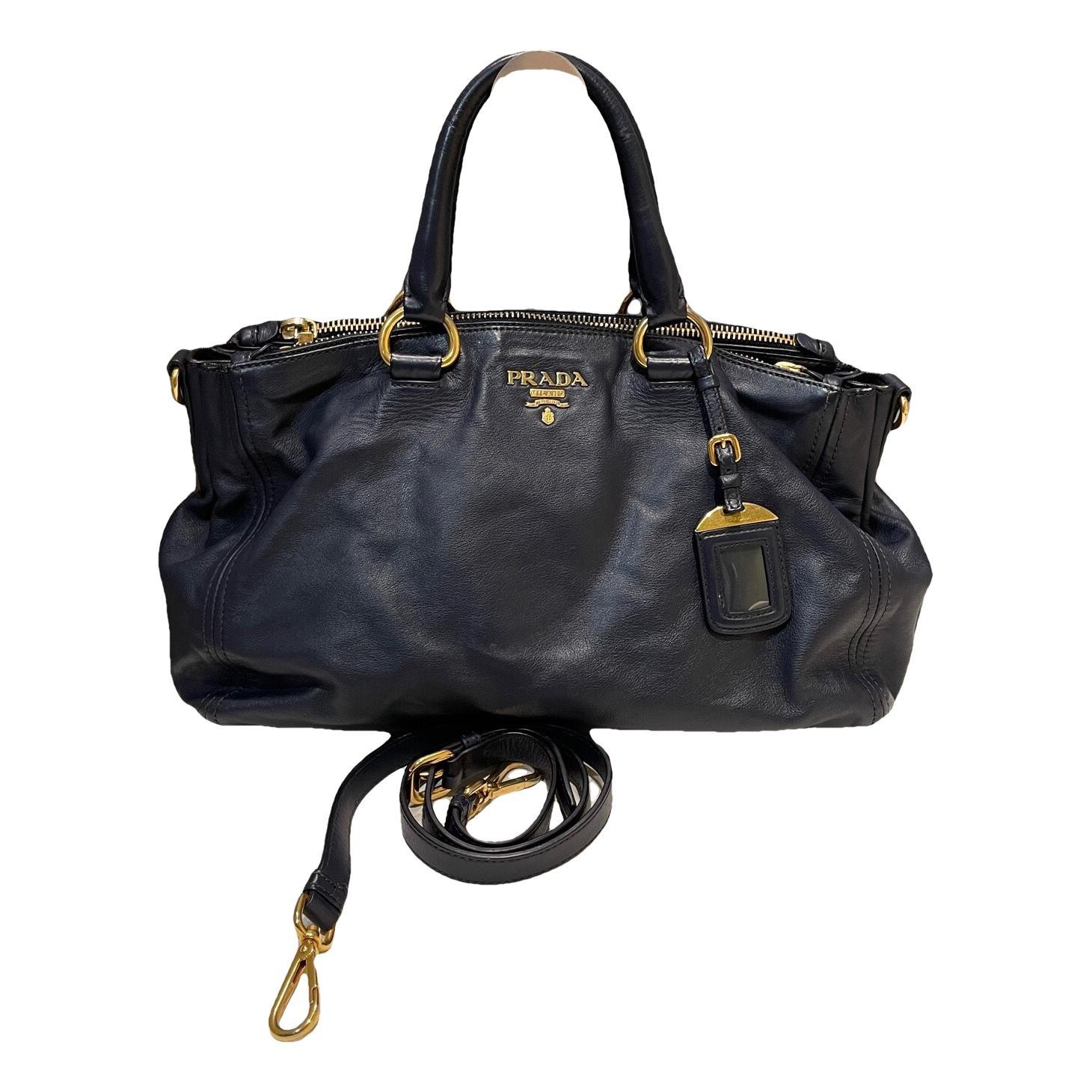 Leather handbag