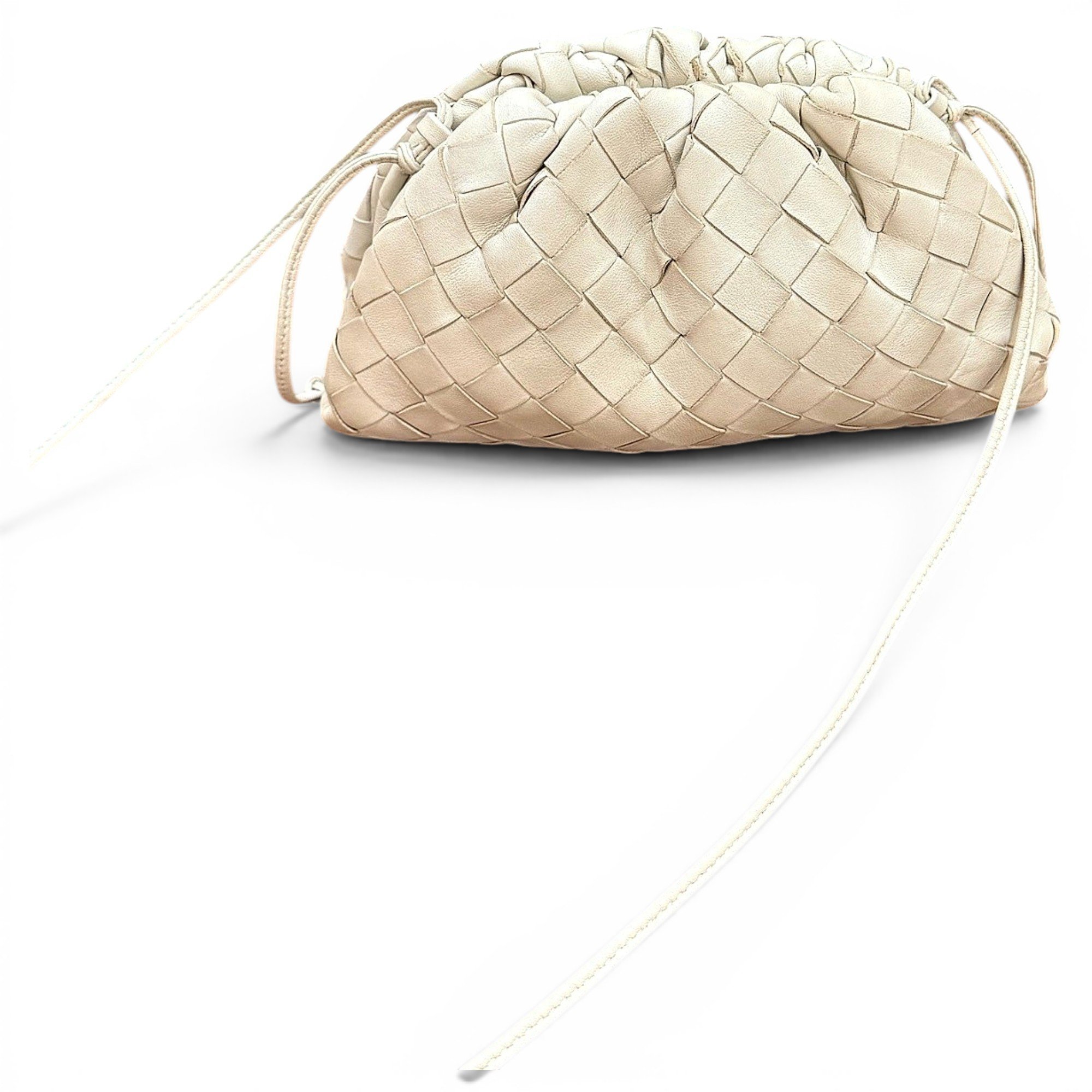 Pouch leather handbag