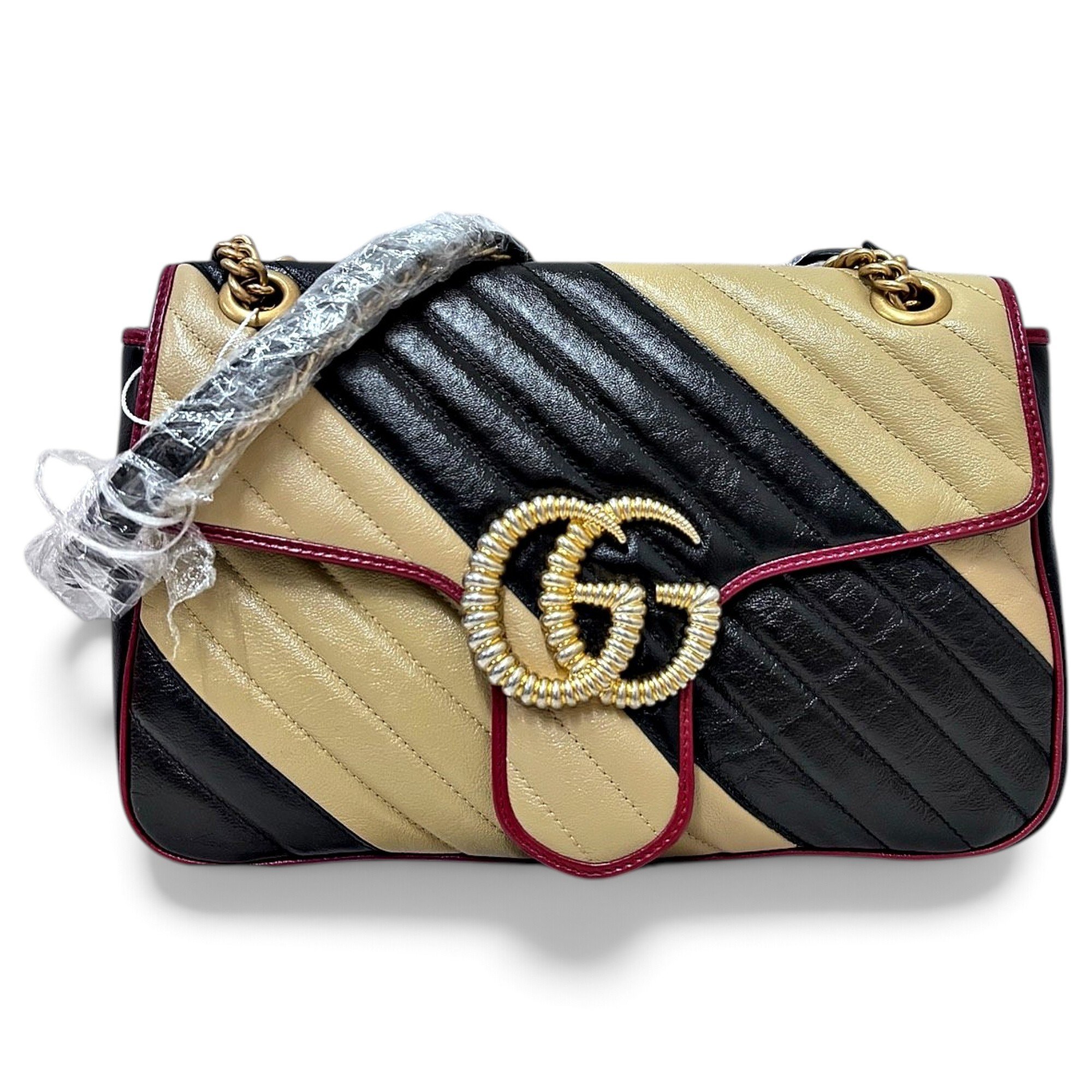 GG Marmont Flap leather handbag