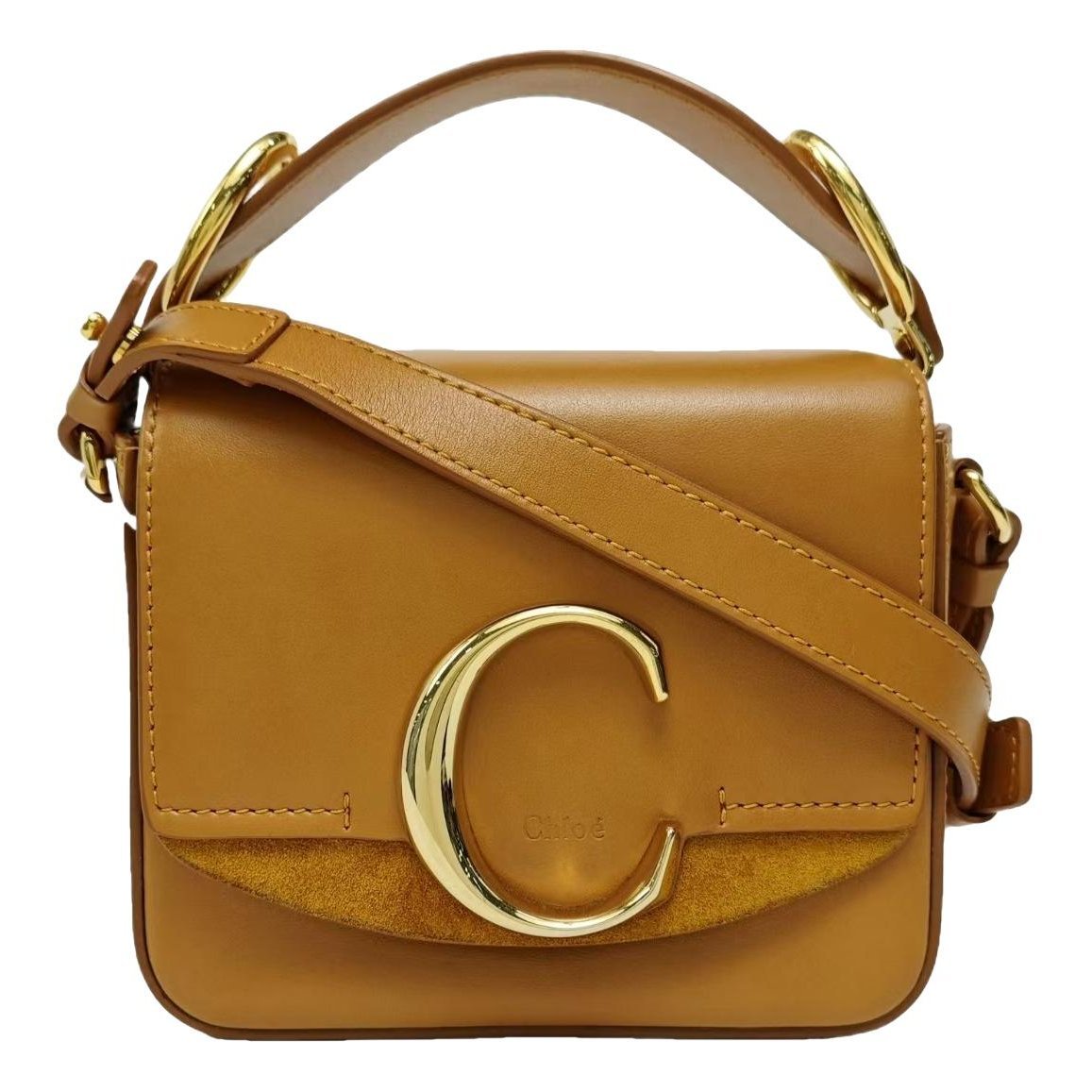 C leather handbag