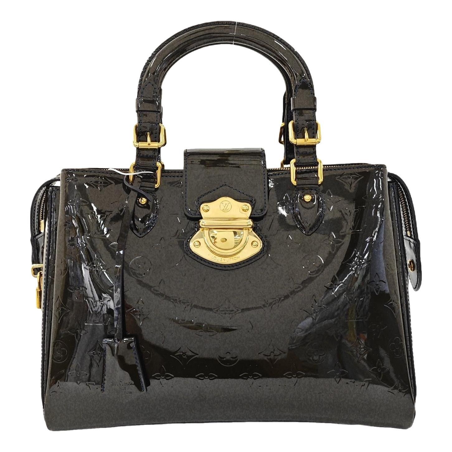 Patent leather handbag