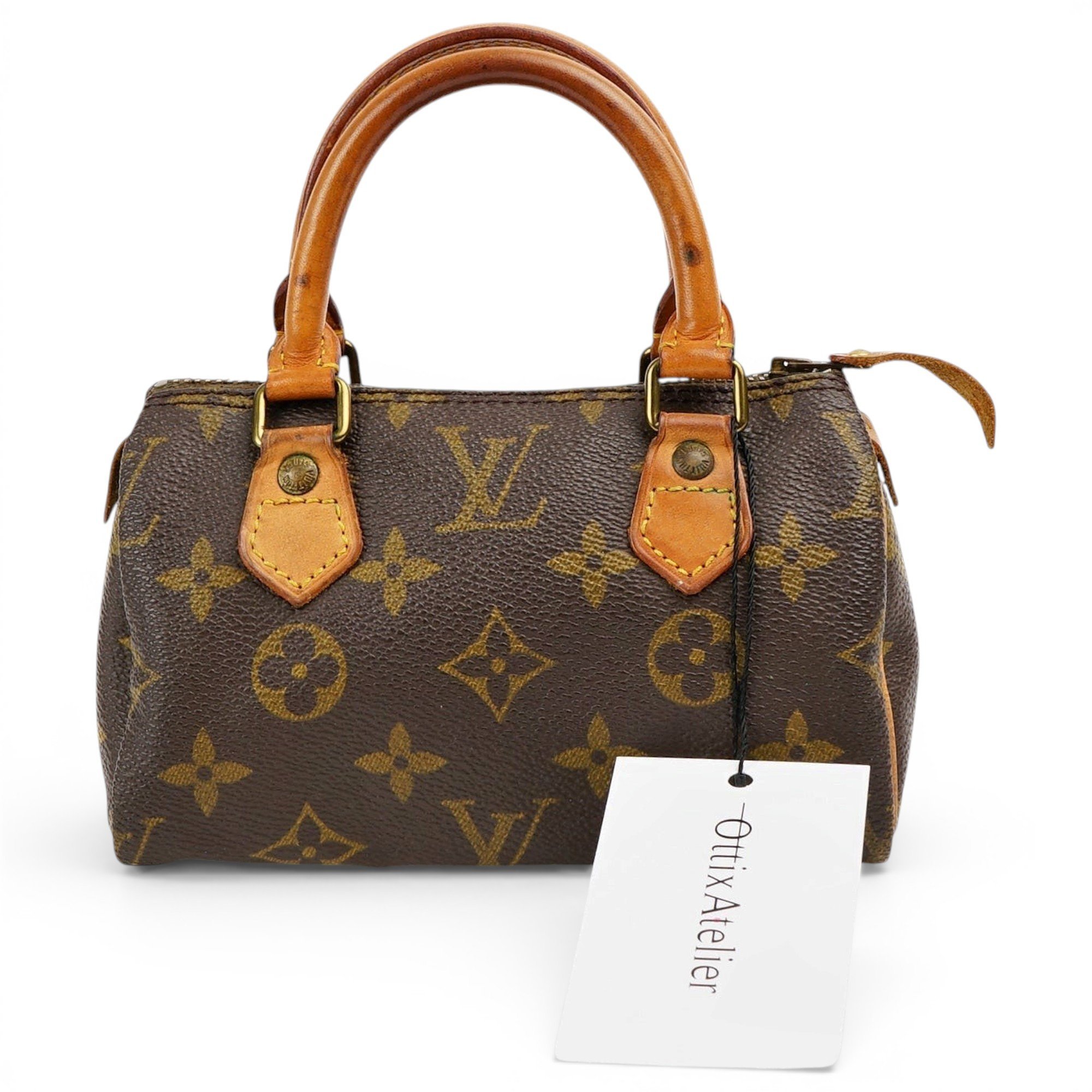 Nano Speedy / Mini HL leather handbag