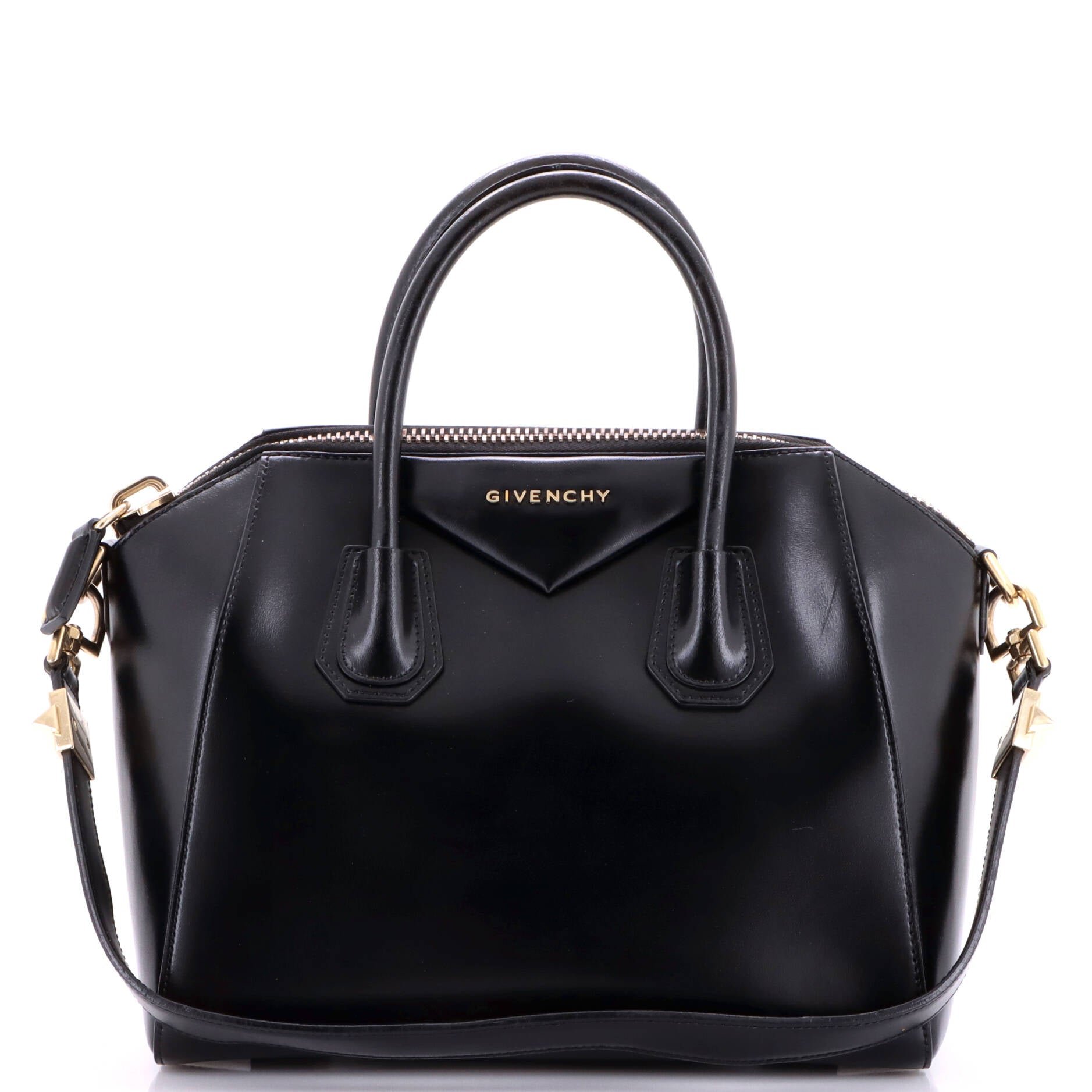 Antigona Bag Glazed Leather Small