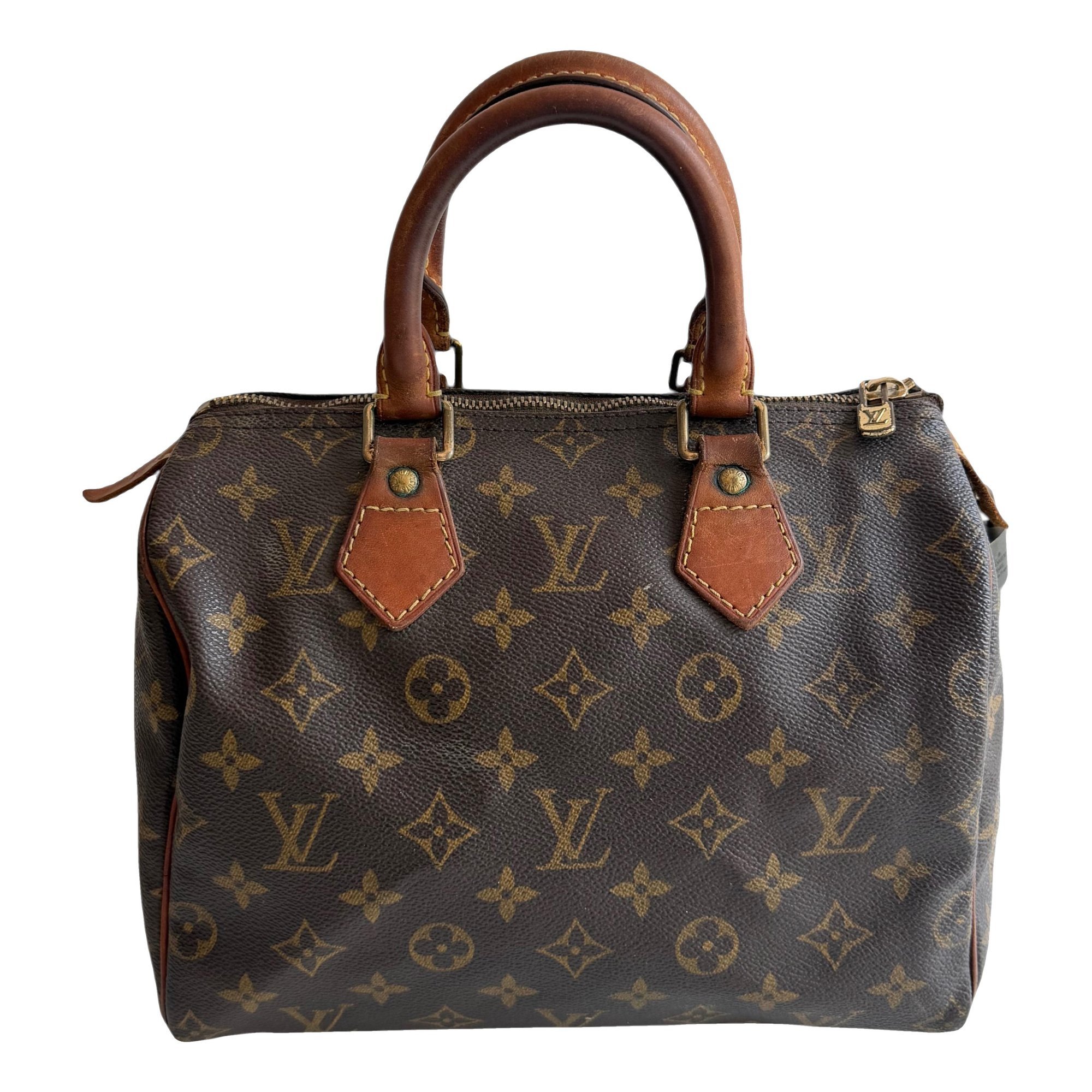 Speedy leather handbag