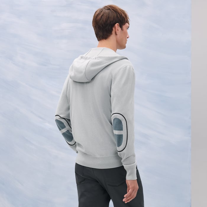 Brume Cashmere "Maillon Chaine d'Ancre" Hooded Jacket