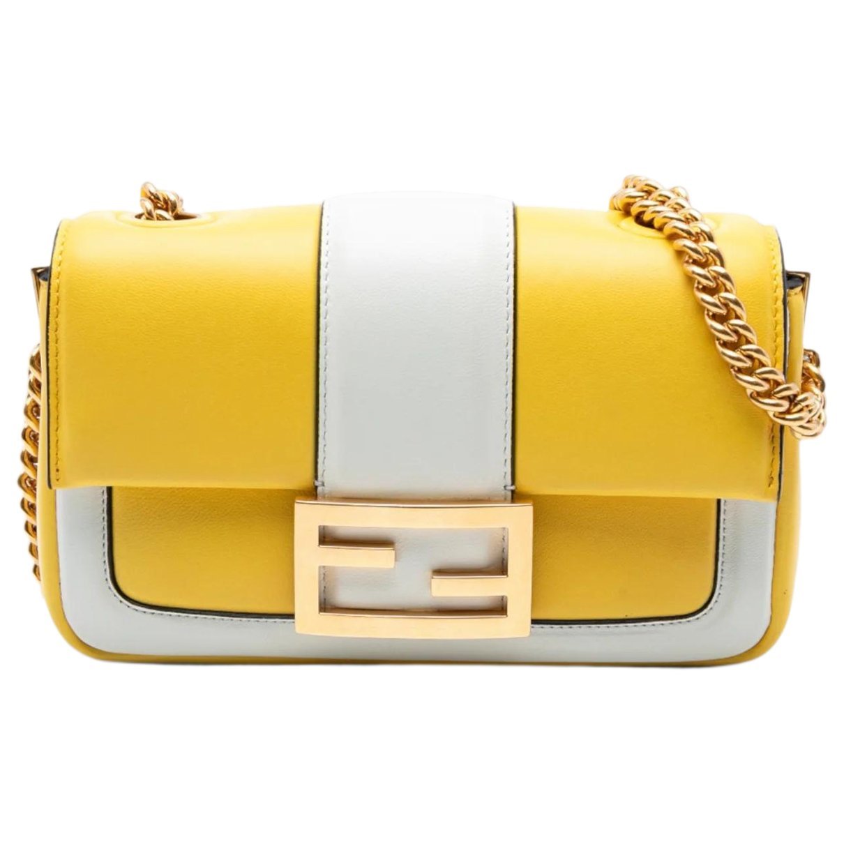 Baguette leather handbag