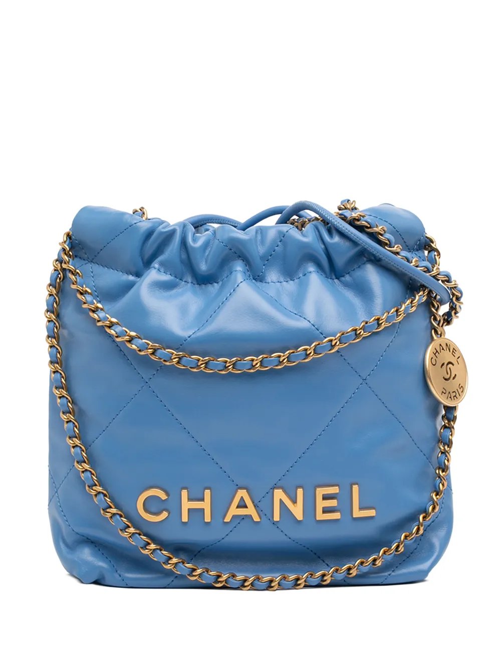 2021-2026 Mini Shiny Calfskin 22 Handbag satchel