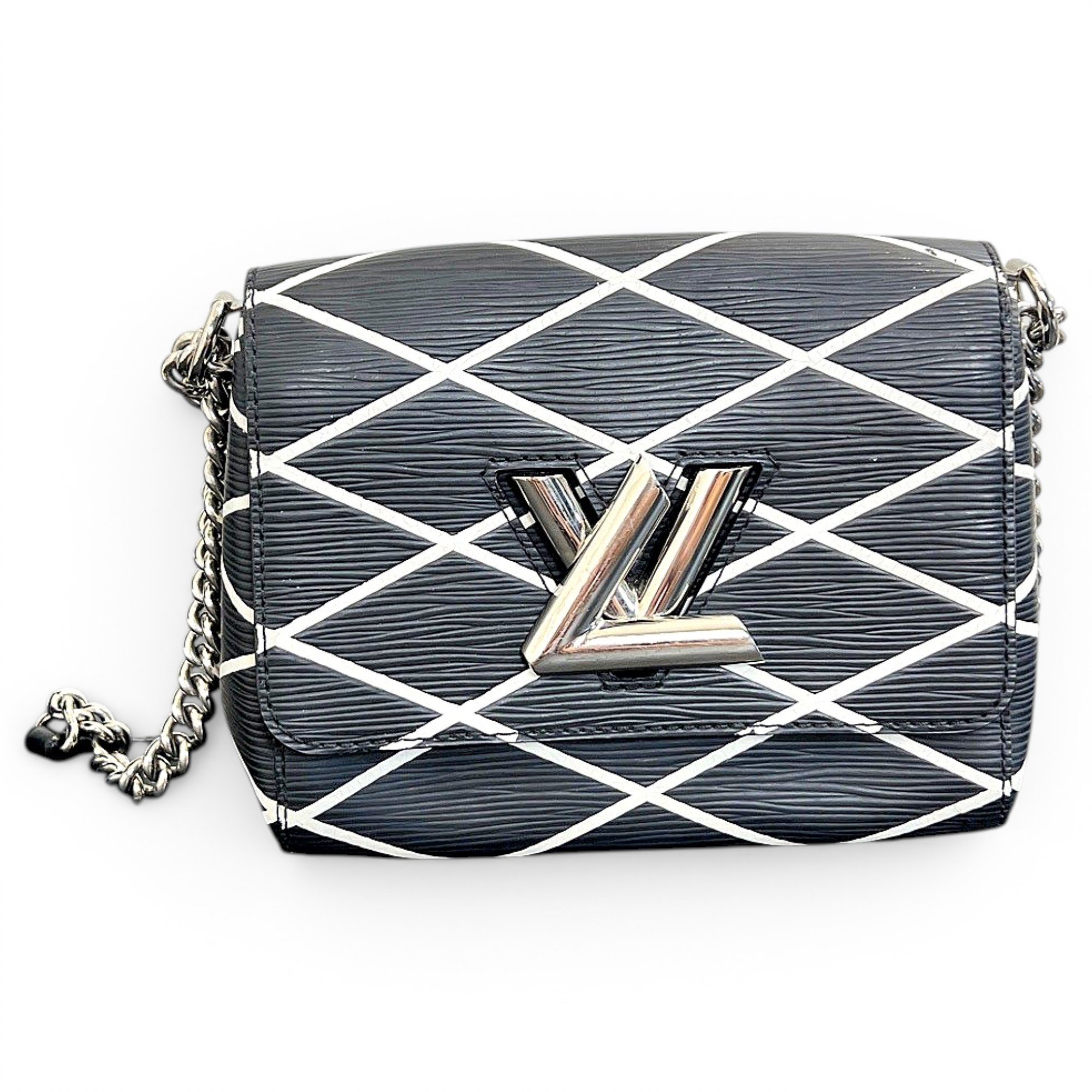 Twist leather crossbody bag