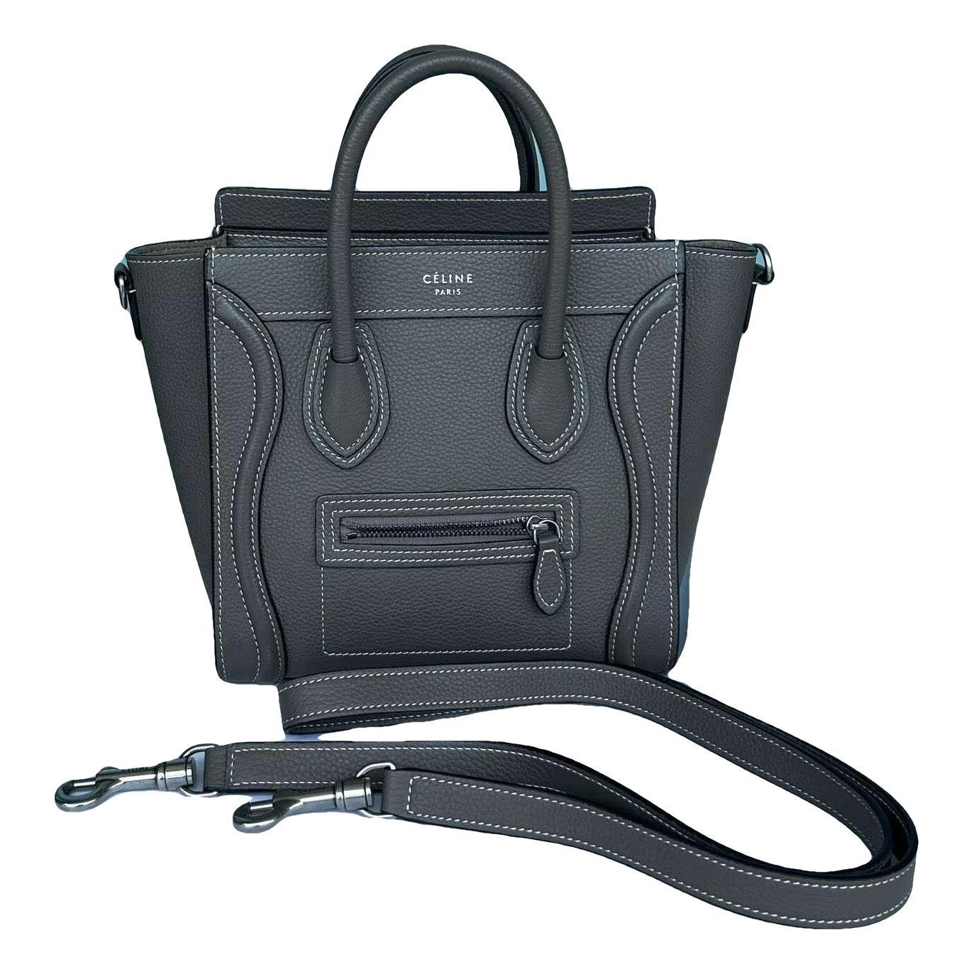 Nano Luggage leather handbag