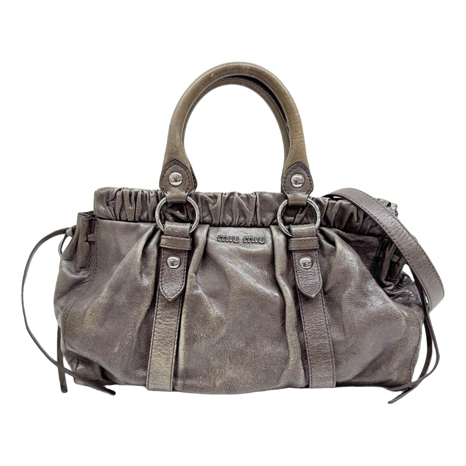 Vitello leather handbag
