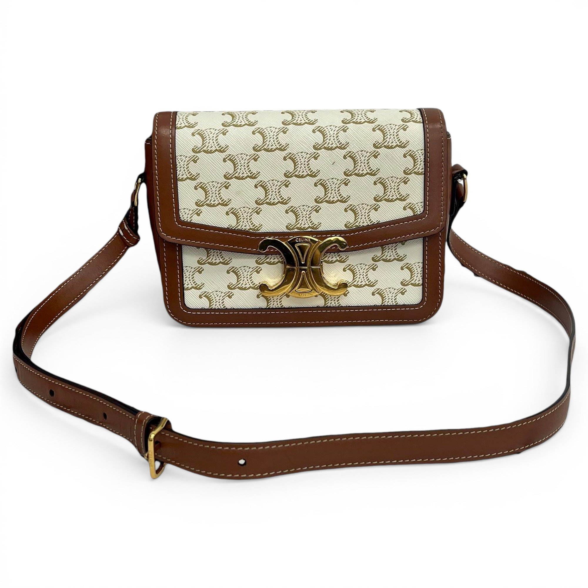 Triomphe cloth handbag