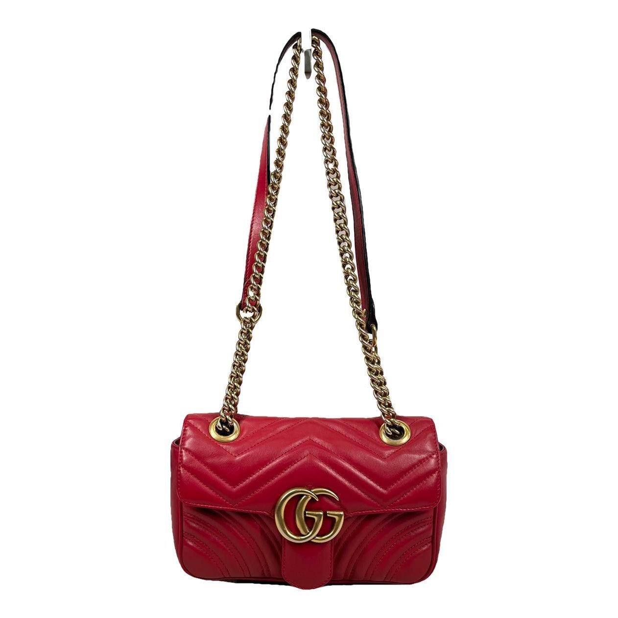GG Marmont Flap leather crossbody bag