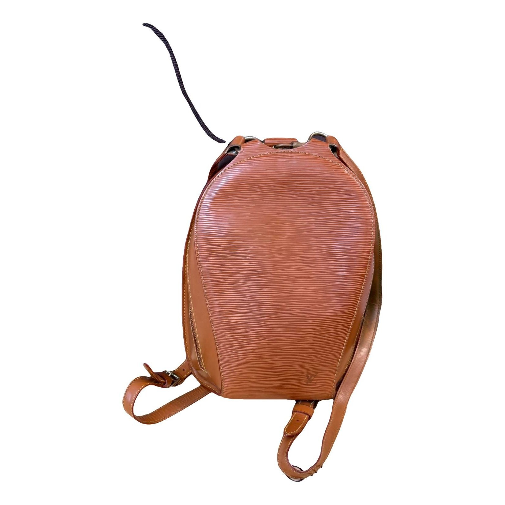 Leather backpack