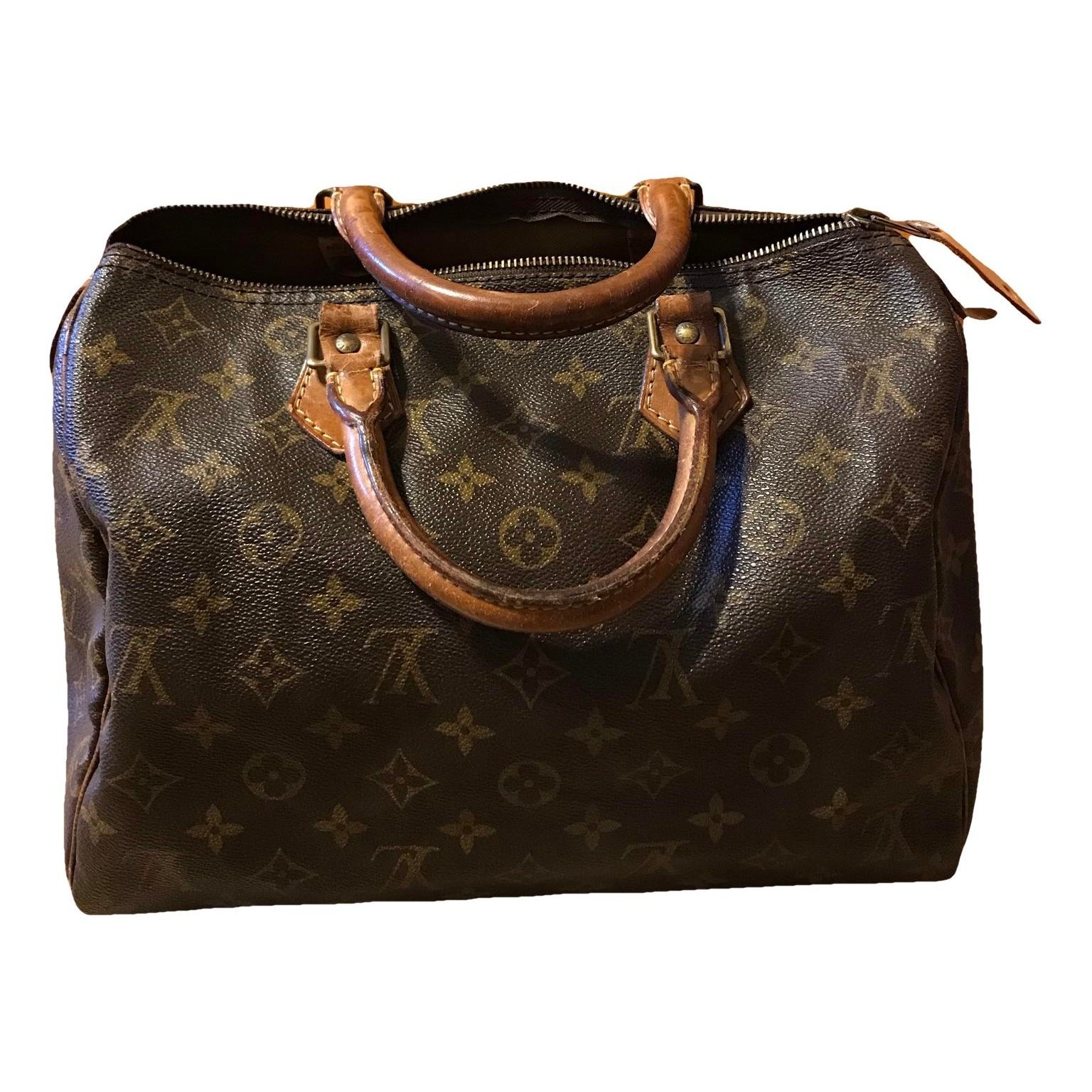 Speedy leather handbag