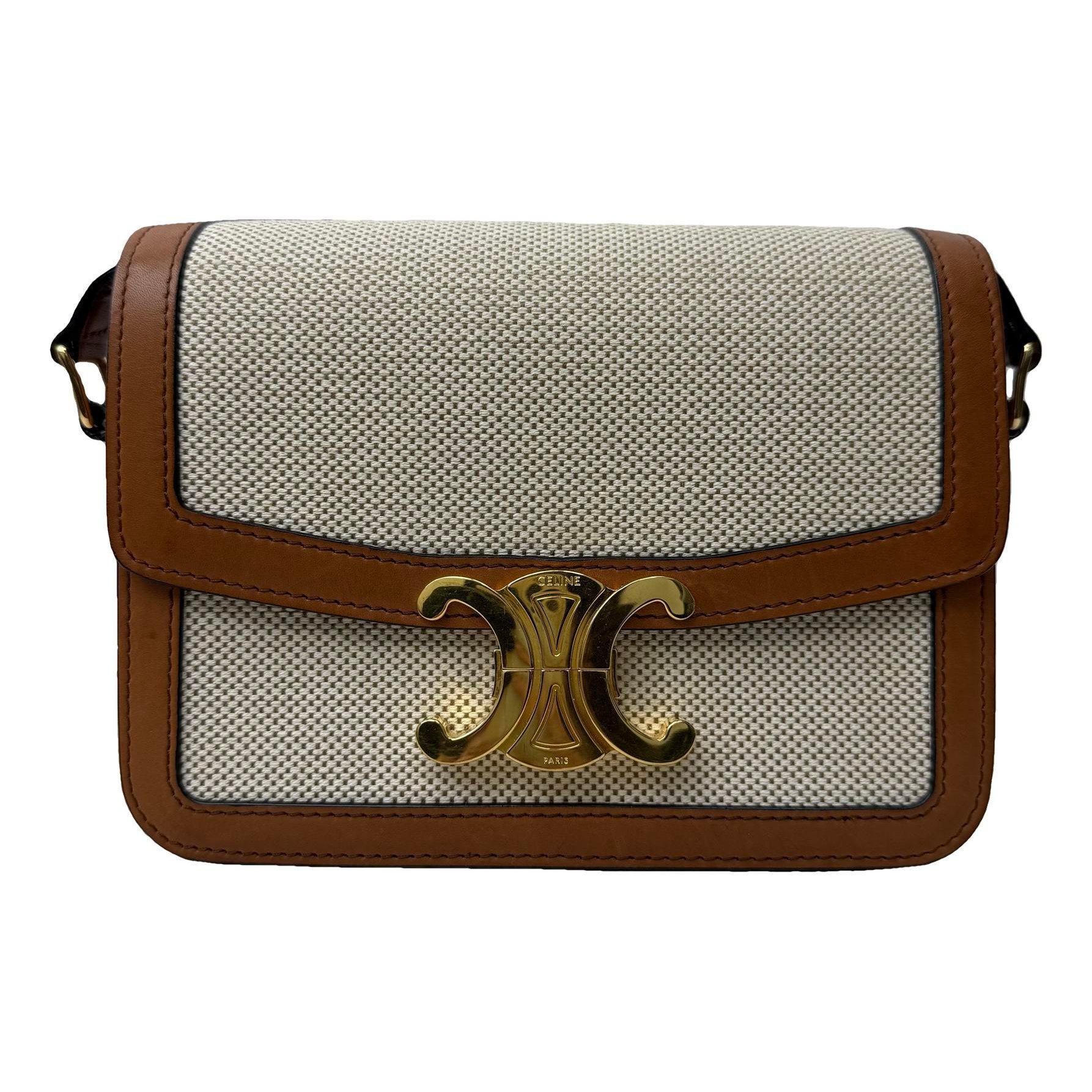 Triomphe cloth handbag
