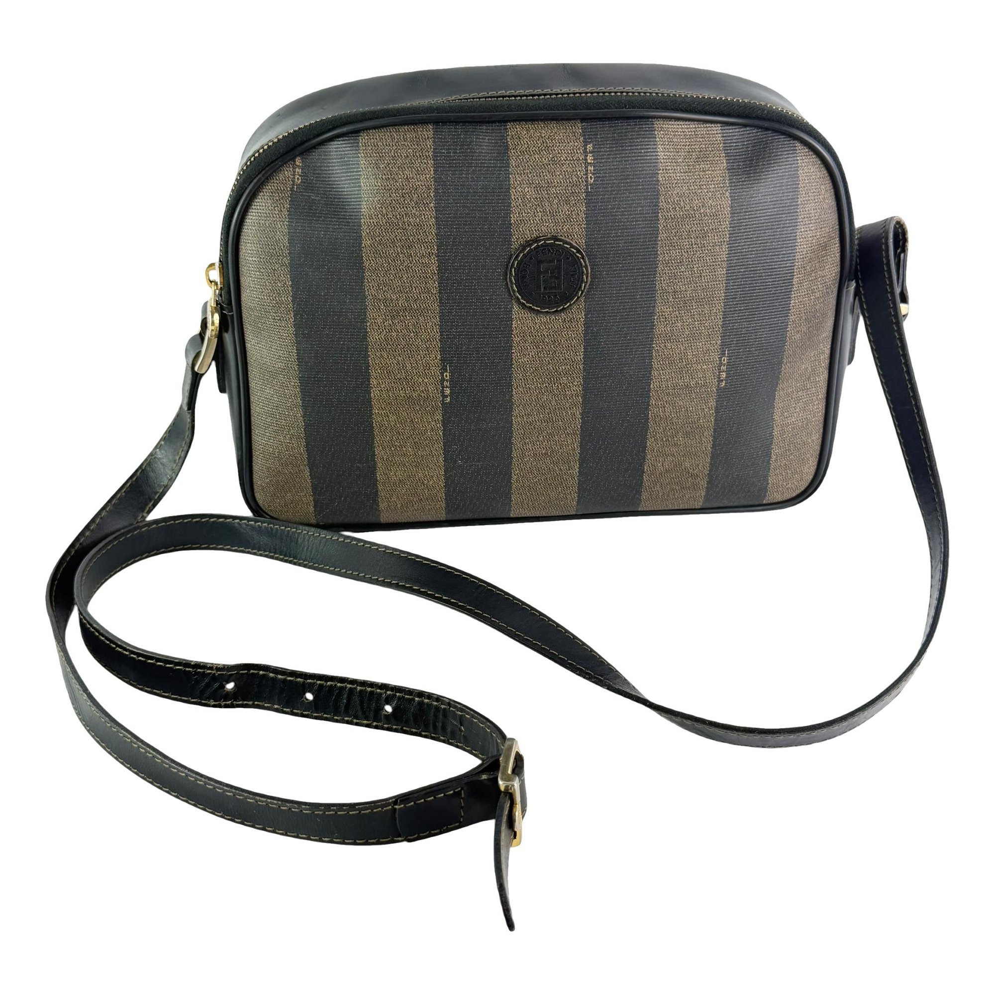 Vinyl crossbody bag