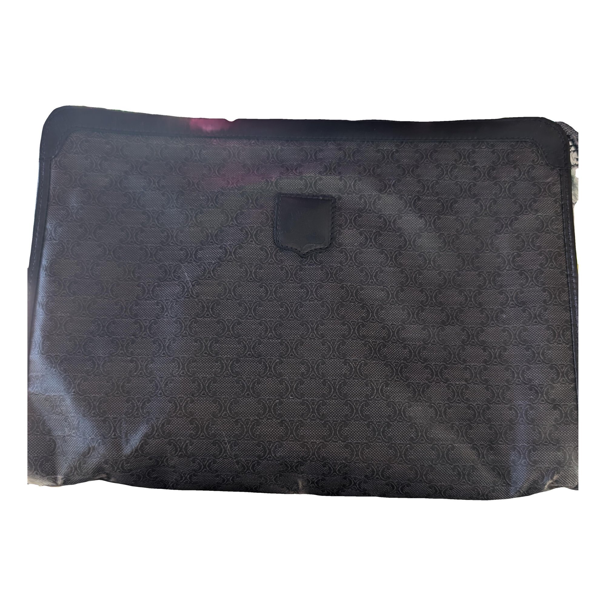 Triomphe Vintage cloth clutch bag