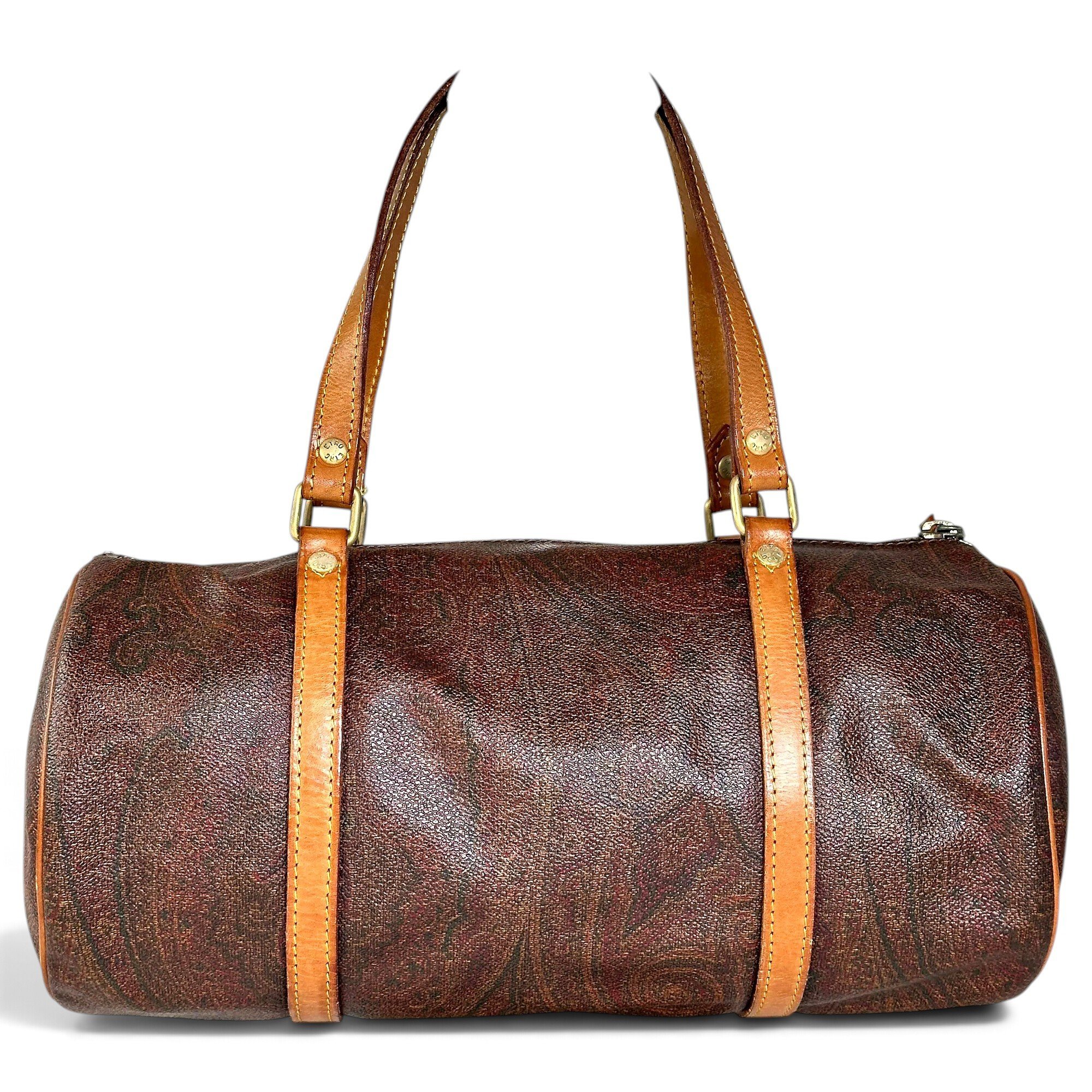 Leather bowling bag