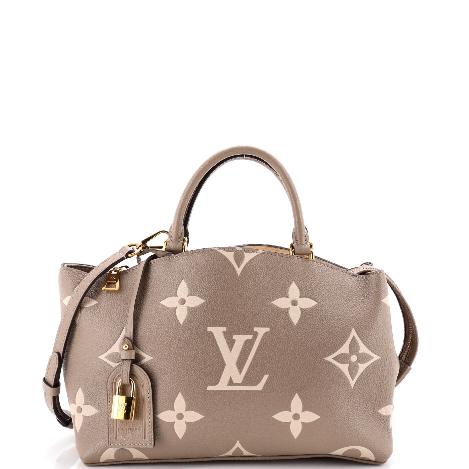 Petit Palais Handbag Bicolor Monogram Empreinte Giant
