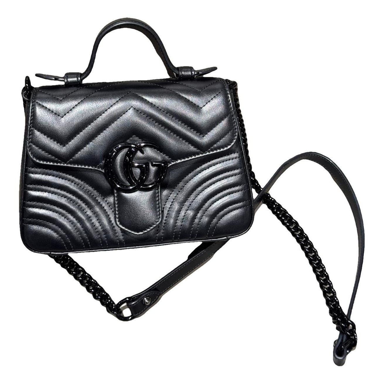 GG Marmont Flap leather handbag