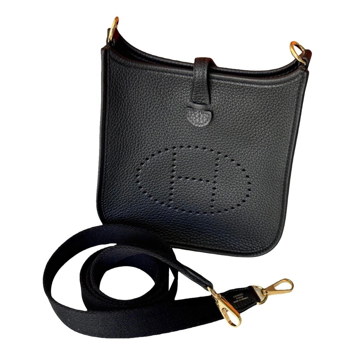 Hermes Mini Evelyne leather crossbody bag