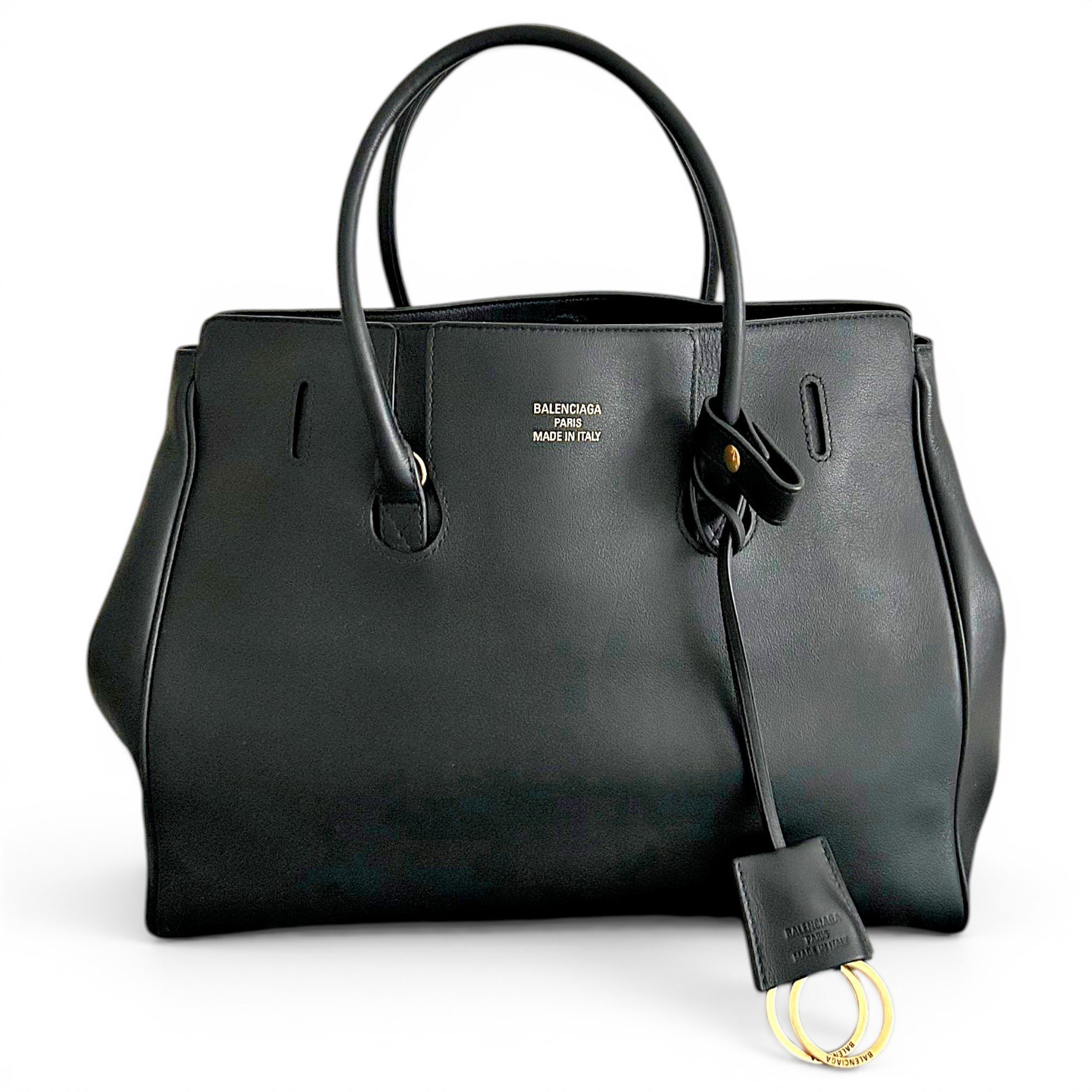 Leather tote