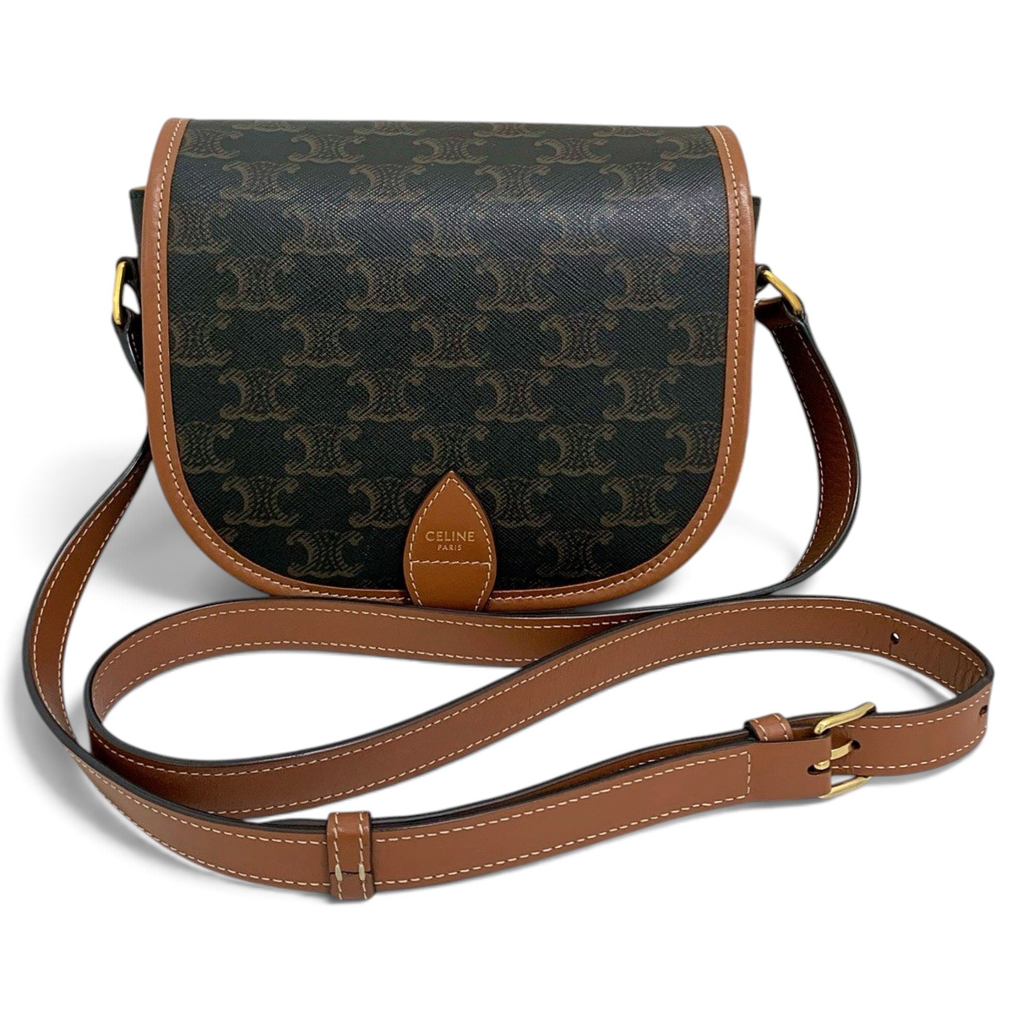 Folco leather crossbody bag