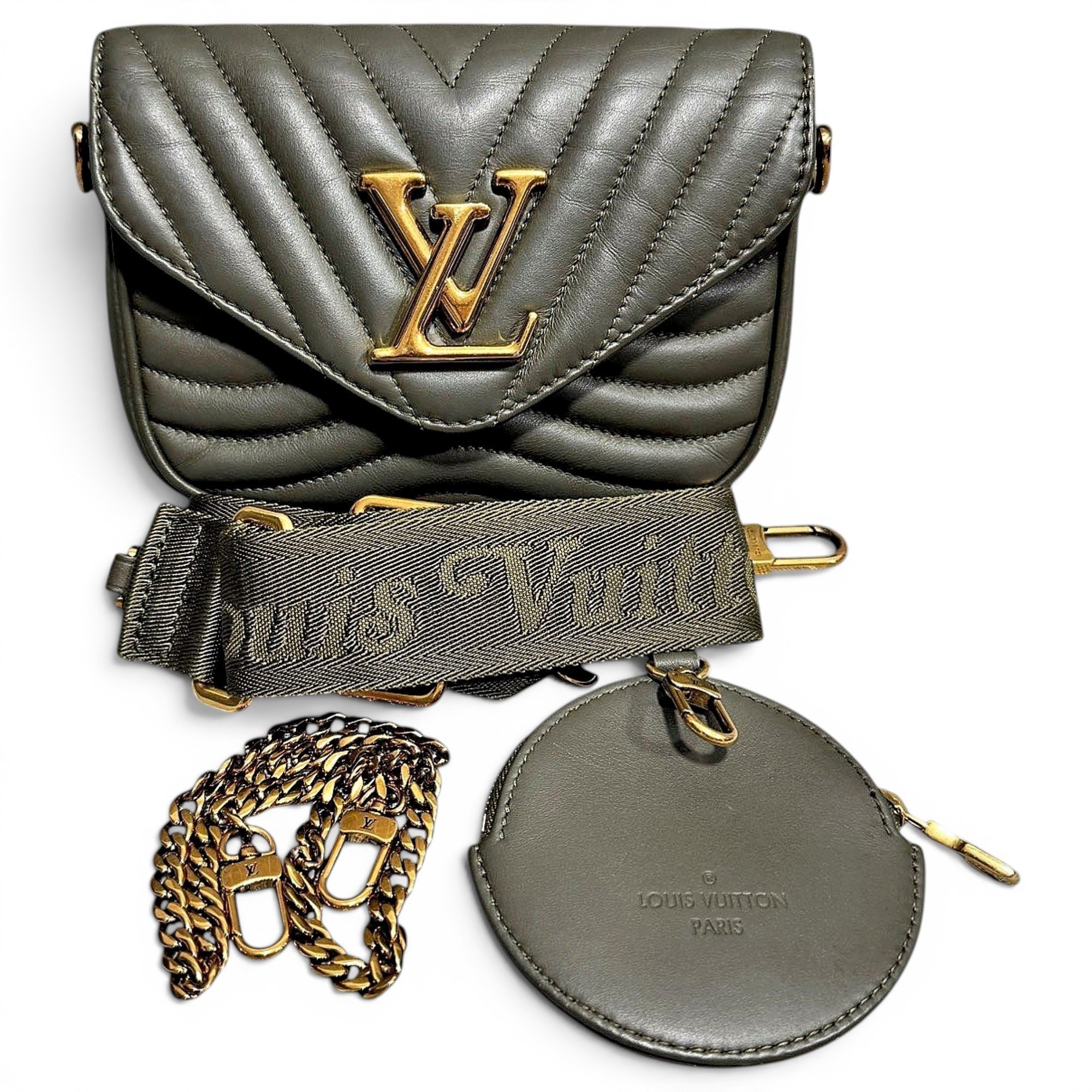 New Wave leather handbag