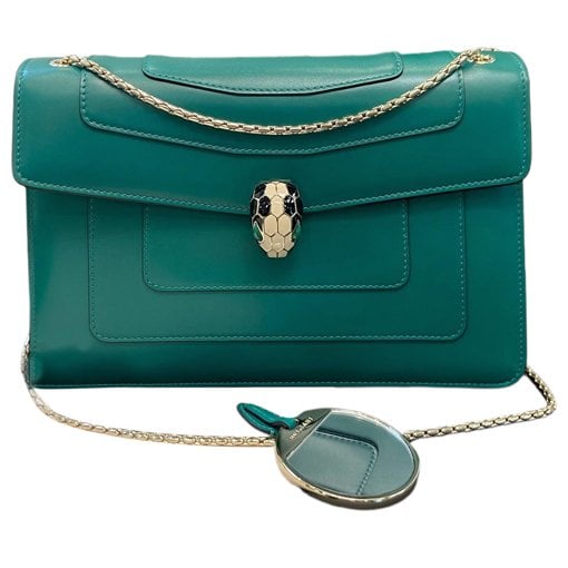 Serpenti leather handbag