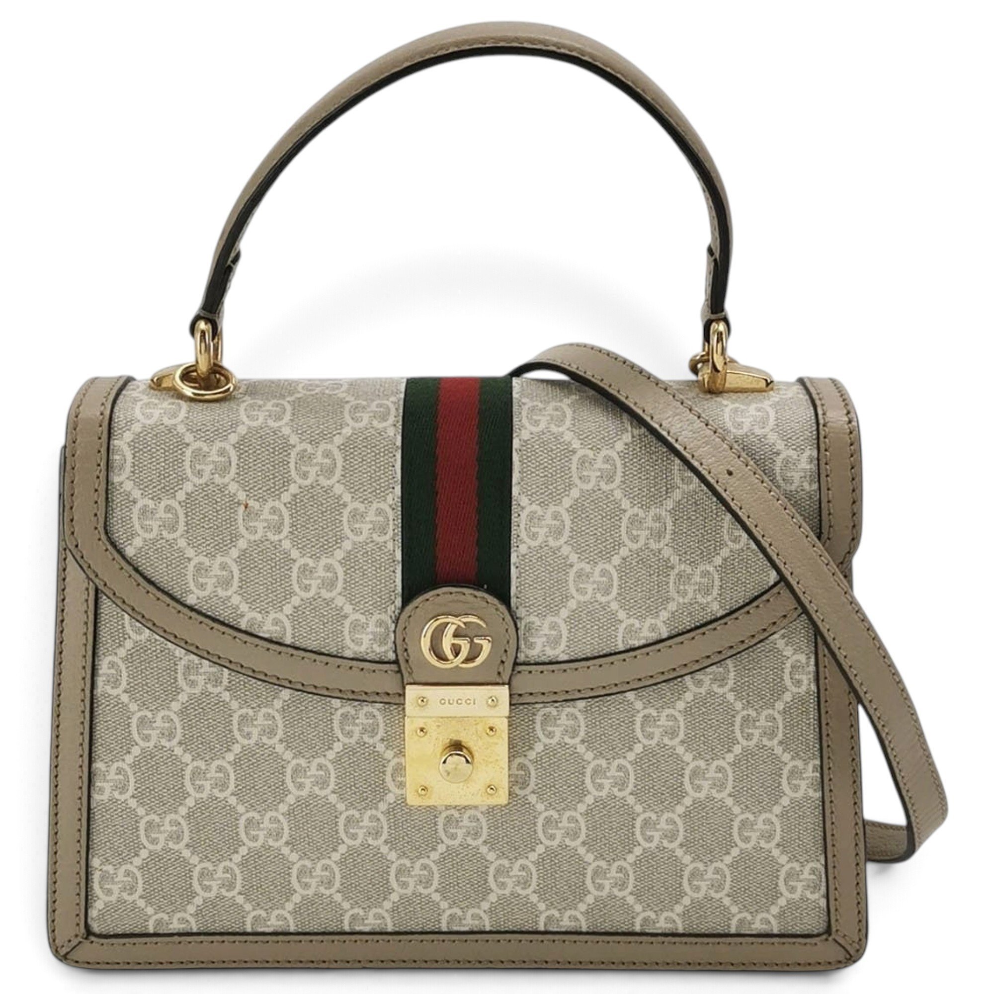Ophidia leather handbag
