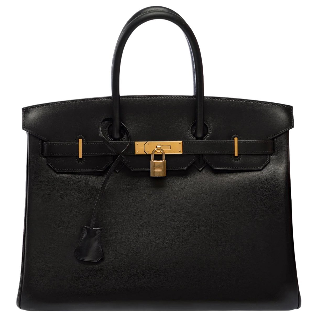 Birkin 35 leather handbag