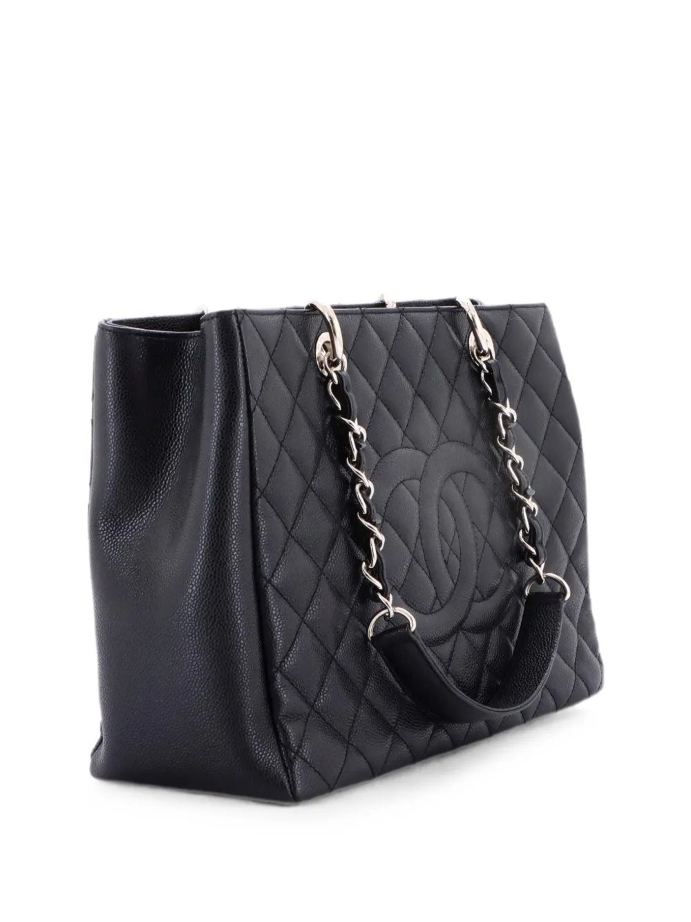 Grand Shopping Quilted Caviar tote bag