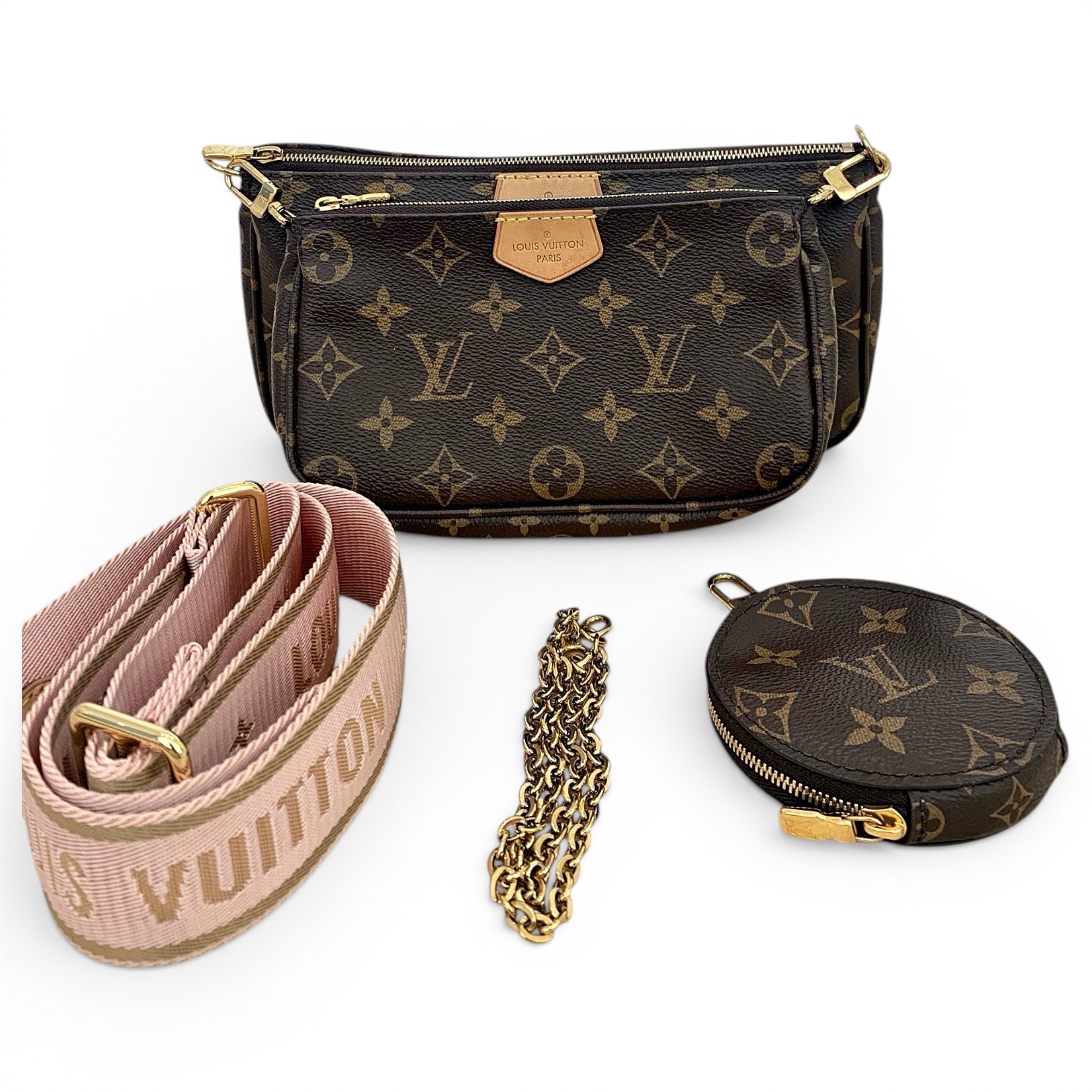 Multi Pochette Accessoires leather handbag